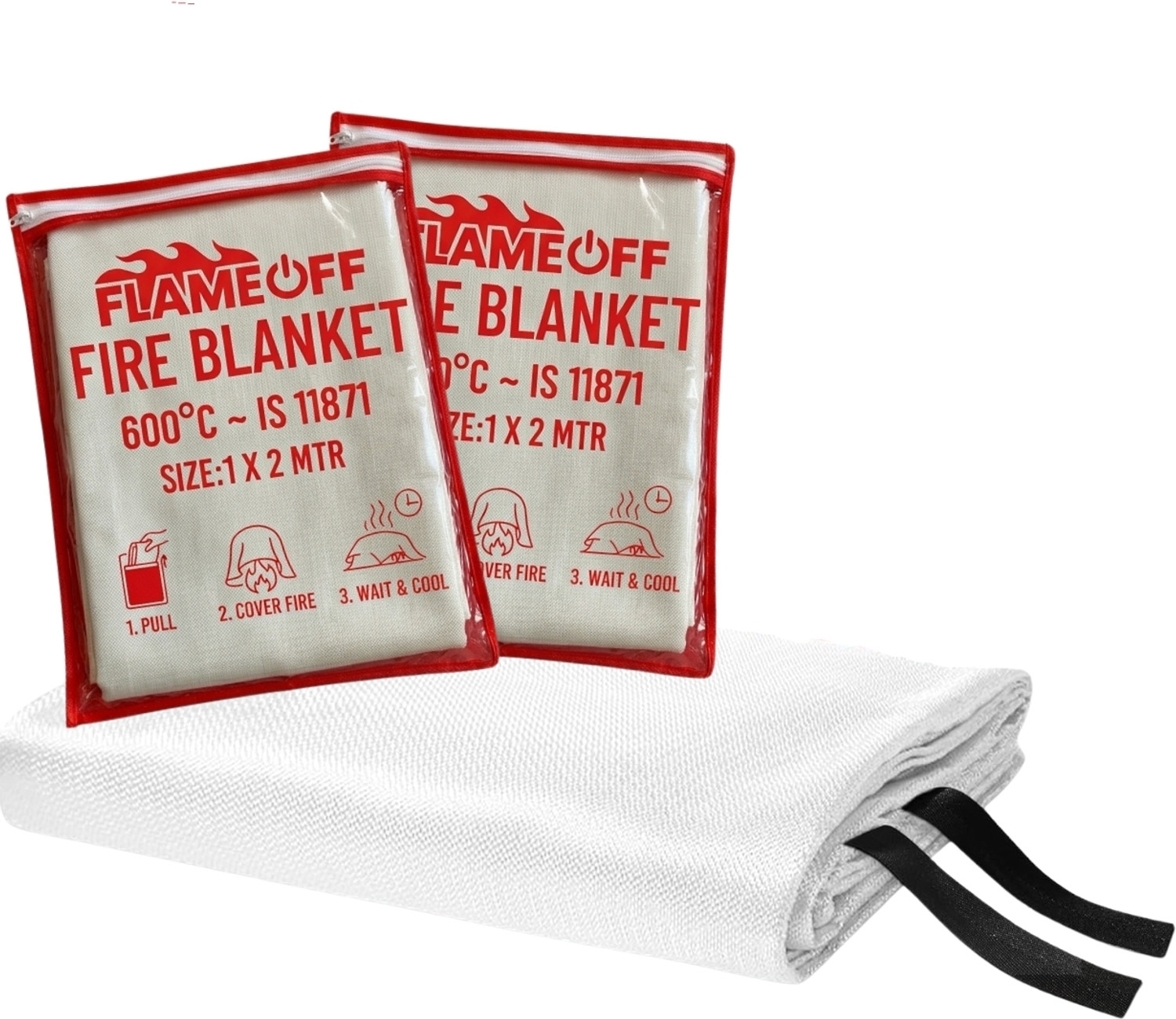 Image of anko Solid Single Throw for AC Room (Poly Cotton, White)