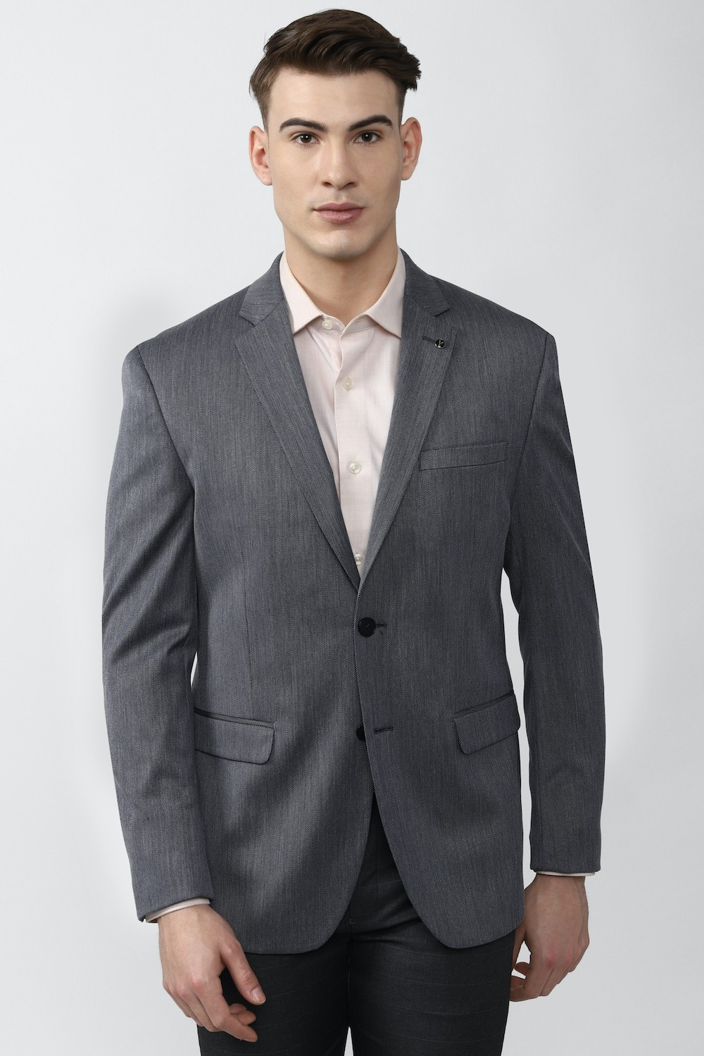 Van heusen hotsell grey blazer