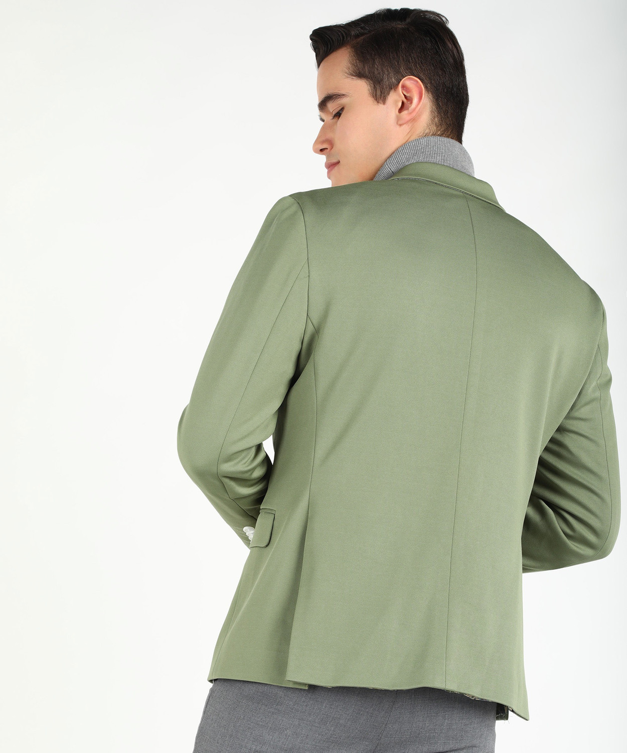 Image of KILLER Self Design Single Breasted Formal Men Blazer