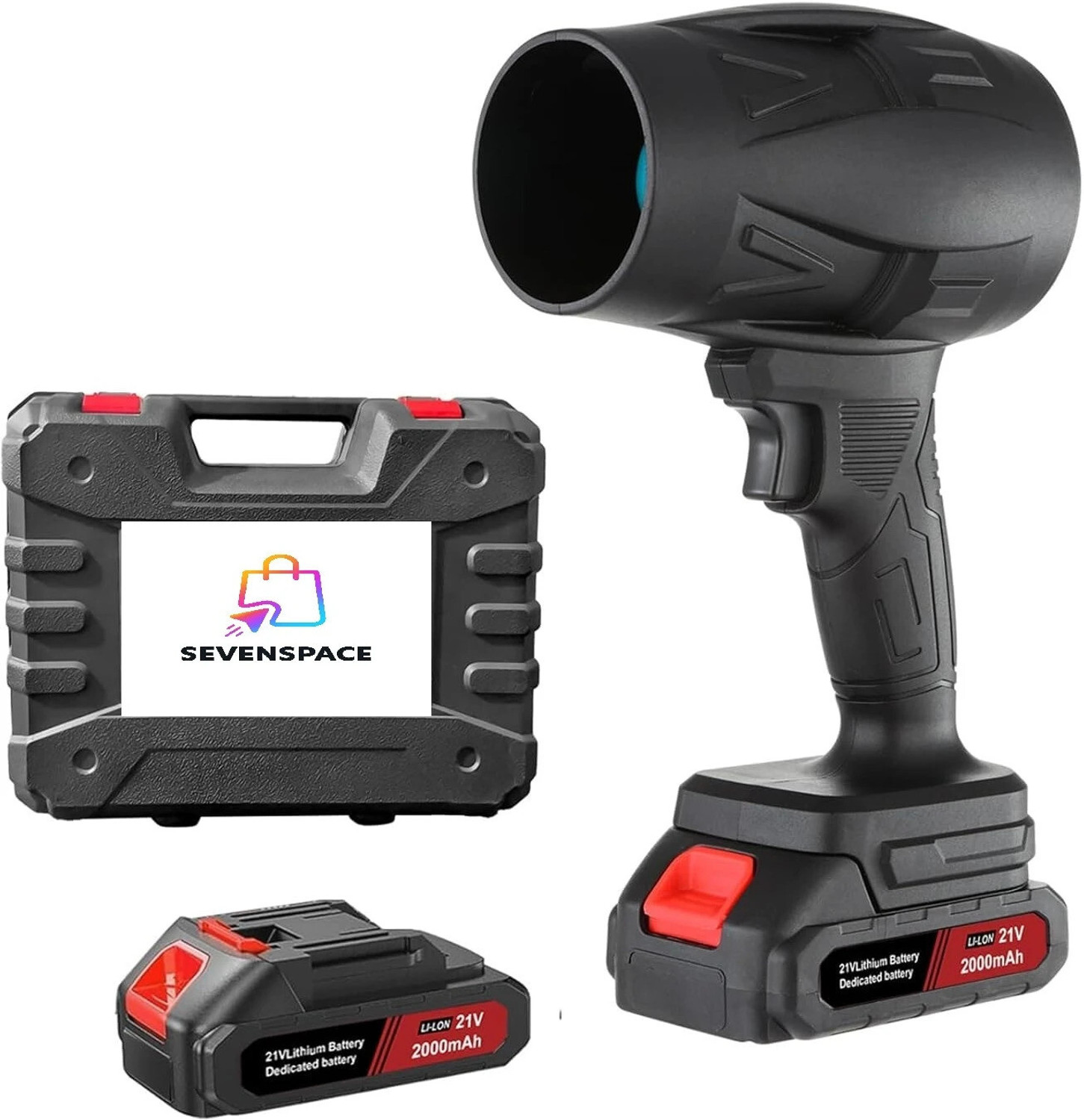 Image of SEVENSPACE Turbo Jet Blower Cordless 48V Battery ,Handheld High Power Blower Forward Curved Air Blower (Cordless)