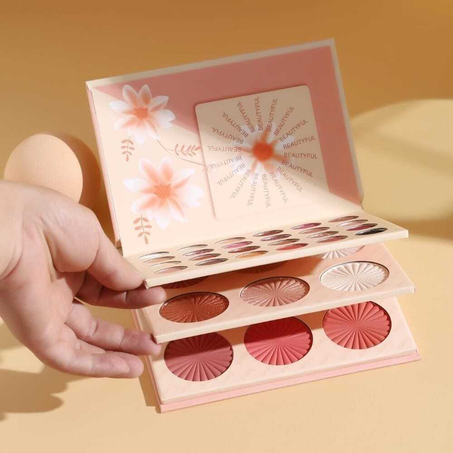 Image of Cosluxe All In 1 Make Up kit Eyeshadow Highlighter Blusher Palette (MULTICOLOR)