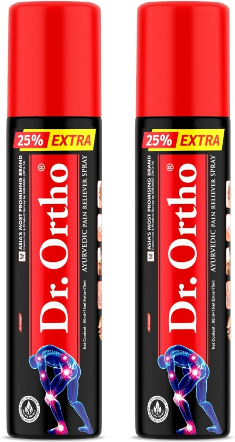 Dr Ortho Pain Relief Spray Spray  (2 x 75 ml)
