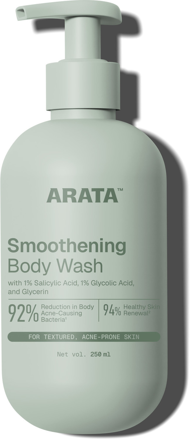 ARATA 1% Salicylic Acid Body Wash | Exfoliates & Cleanses Skin | Treat