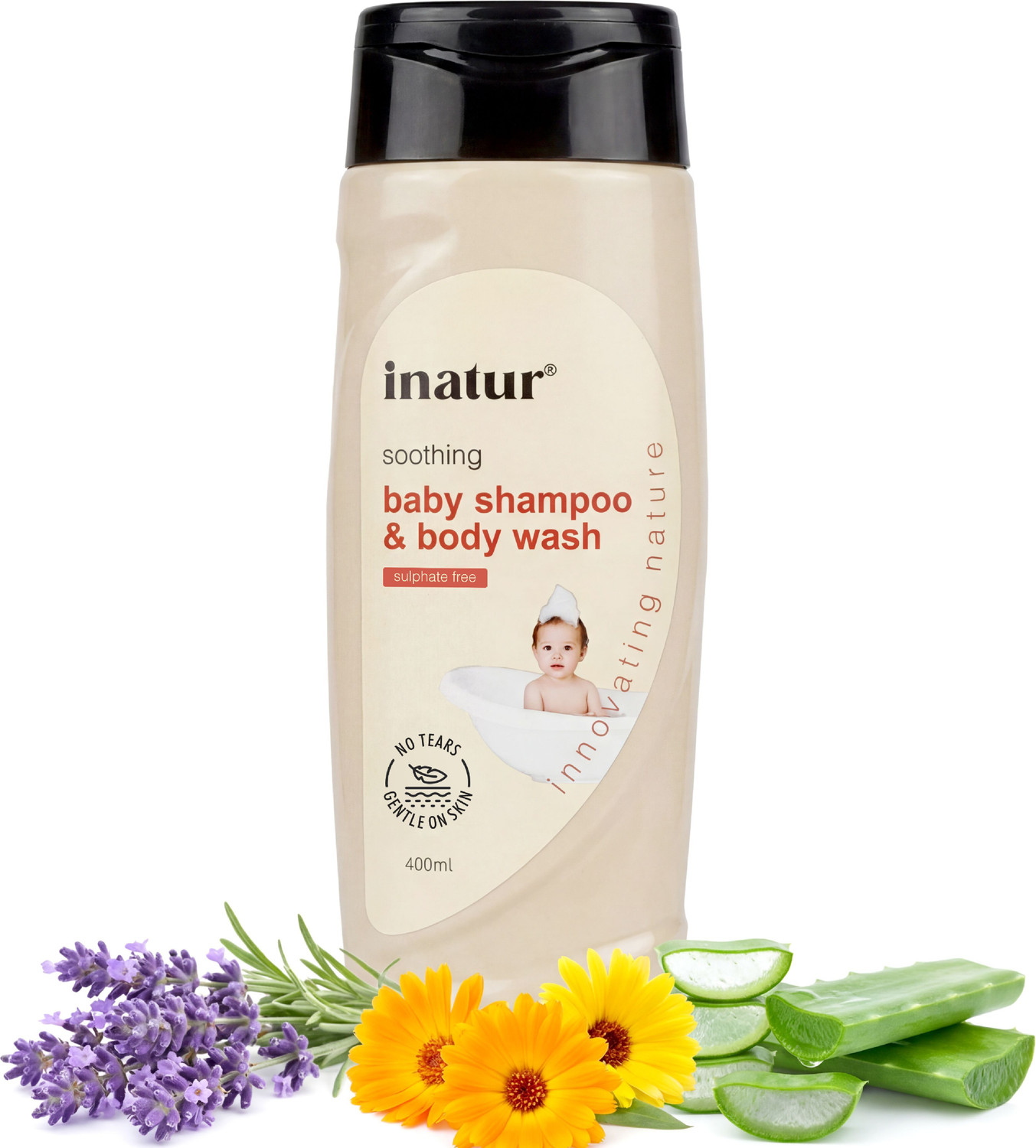 Image of Mother Sparsh Plant Powered Natural Baby Body Wash 400ml (400 ml)