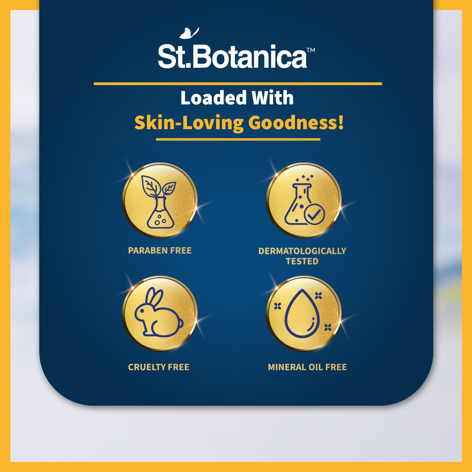 Image of St.Botanica Goji Berry Body Wash with Vitamin C for Glowing Skin, Dermatologically Tested (300 ml)