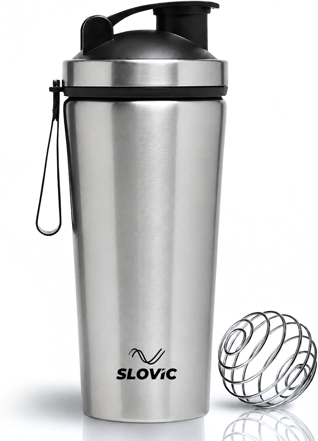 SLOVIC Steel Shaker for Protein Shake and Gym Bottle 750 ml Shaker