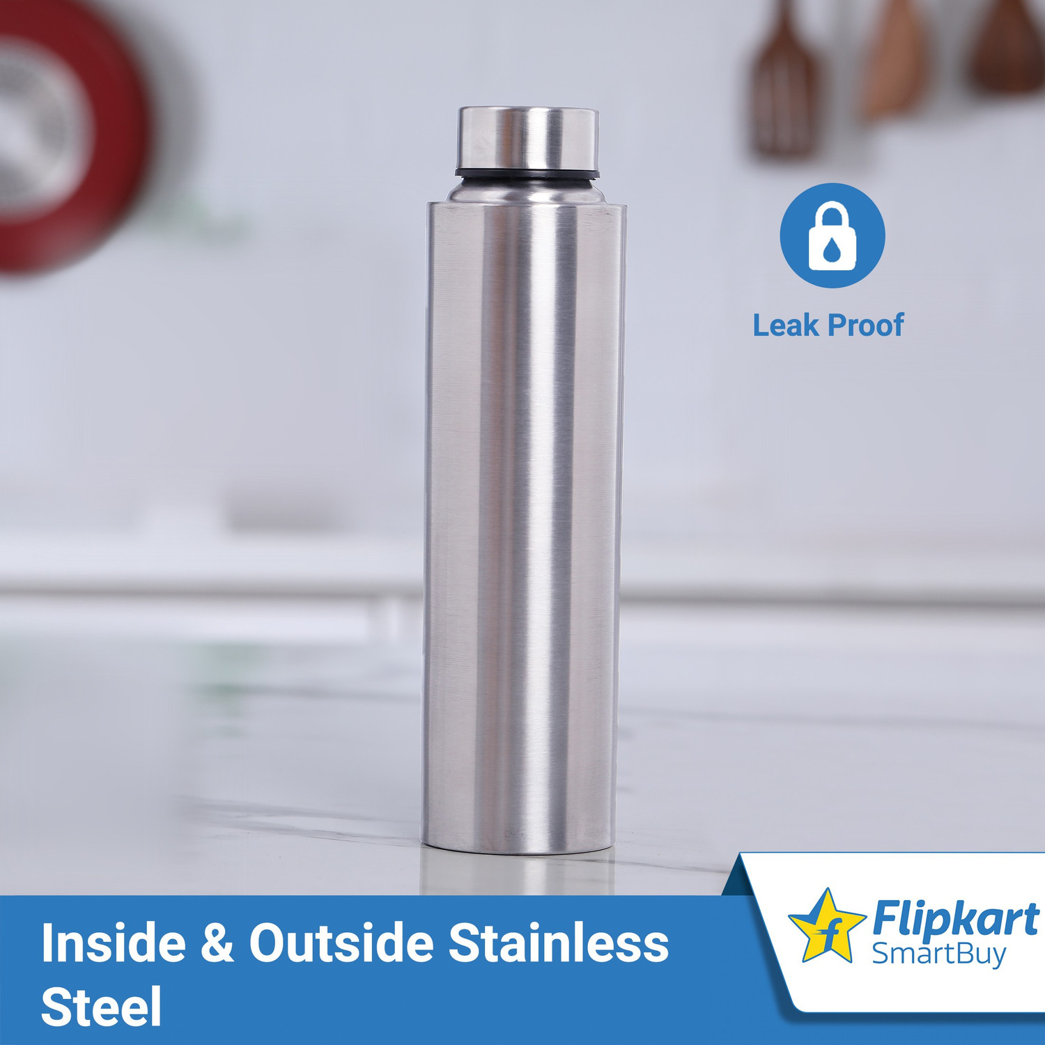 Image of Flipkart SmartBuy Stainless 1000 ml Steel Bottle