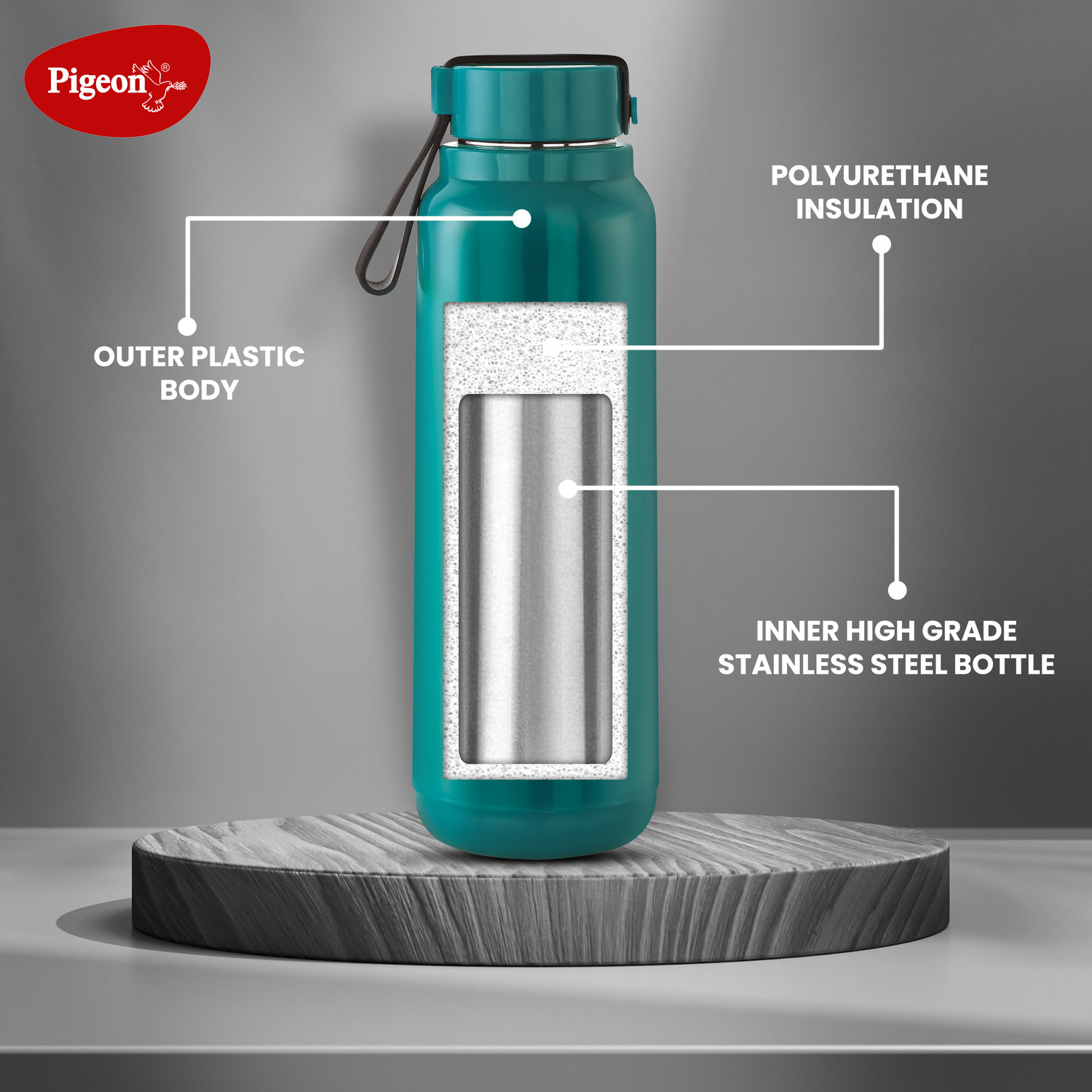 Image of Pigeon Radiant Insulated Stainless Steel Bottle 750 ml Steel Bottle