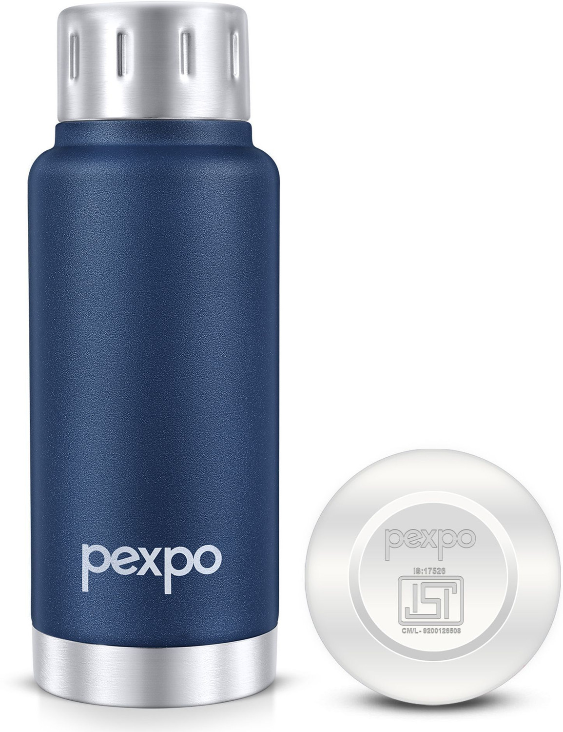 pexpo 300ml 24 Hrs Hot and Cold Water Bottle,Stainless Steel Vacuum Insulated Cameo 300 ml Flask