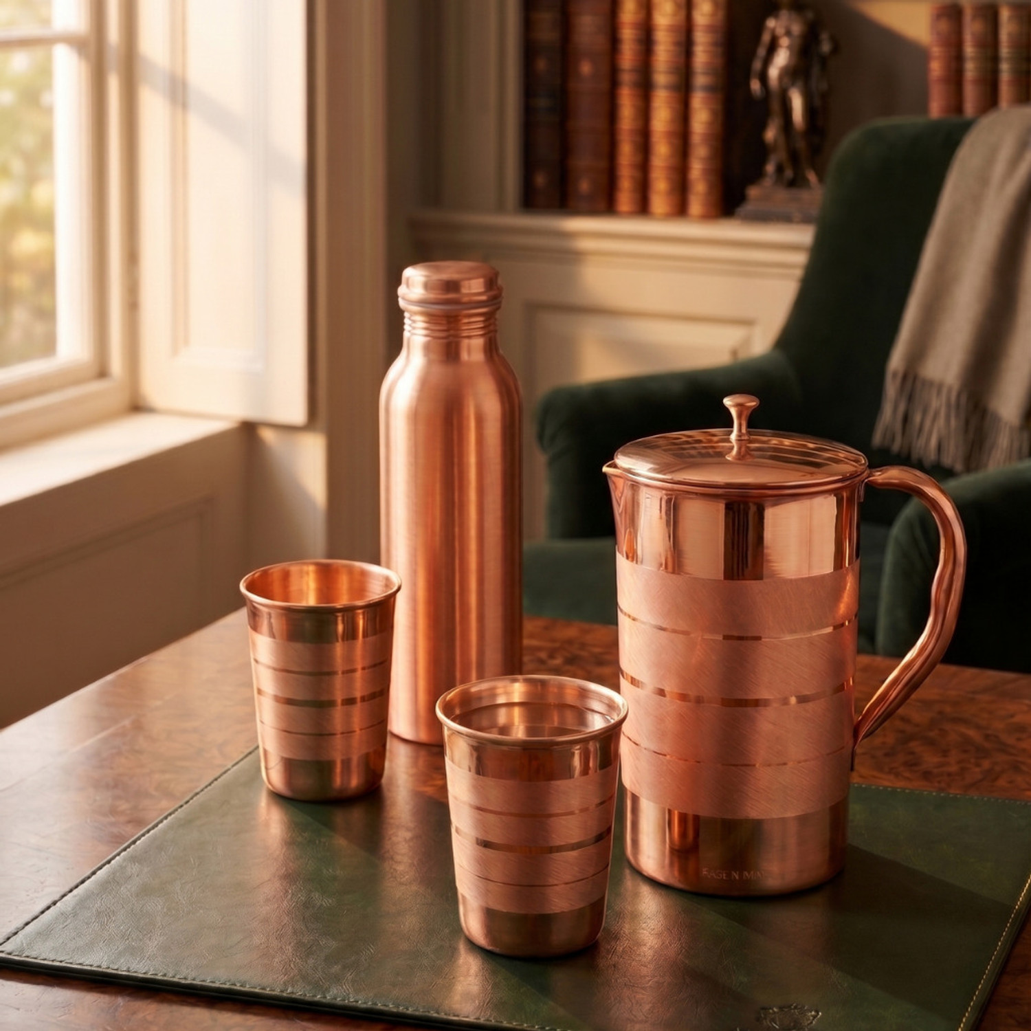 Image of VADIK 2 L Copper Water Jug