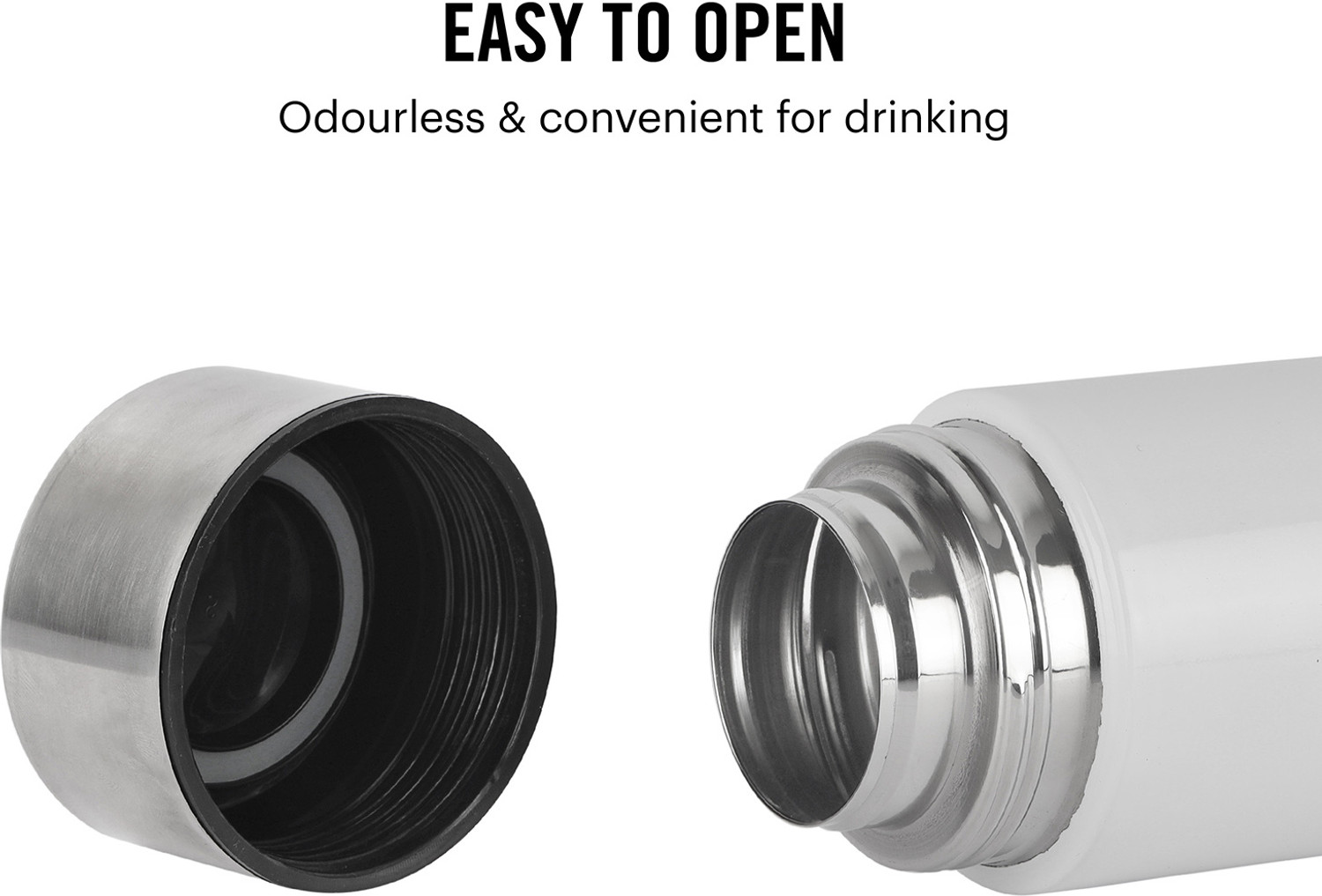 Image of cello H2O Stainless Steel Water Bottle 1000 ml Steel Bottle