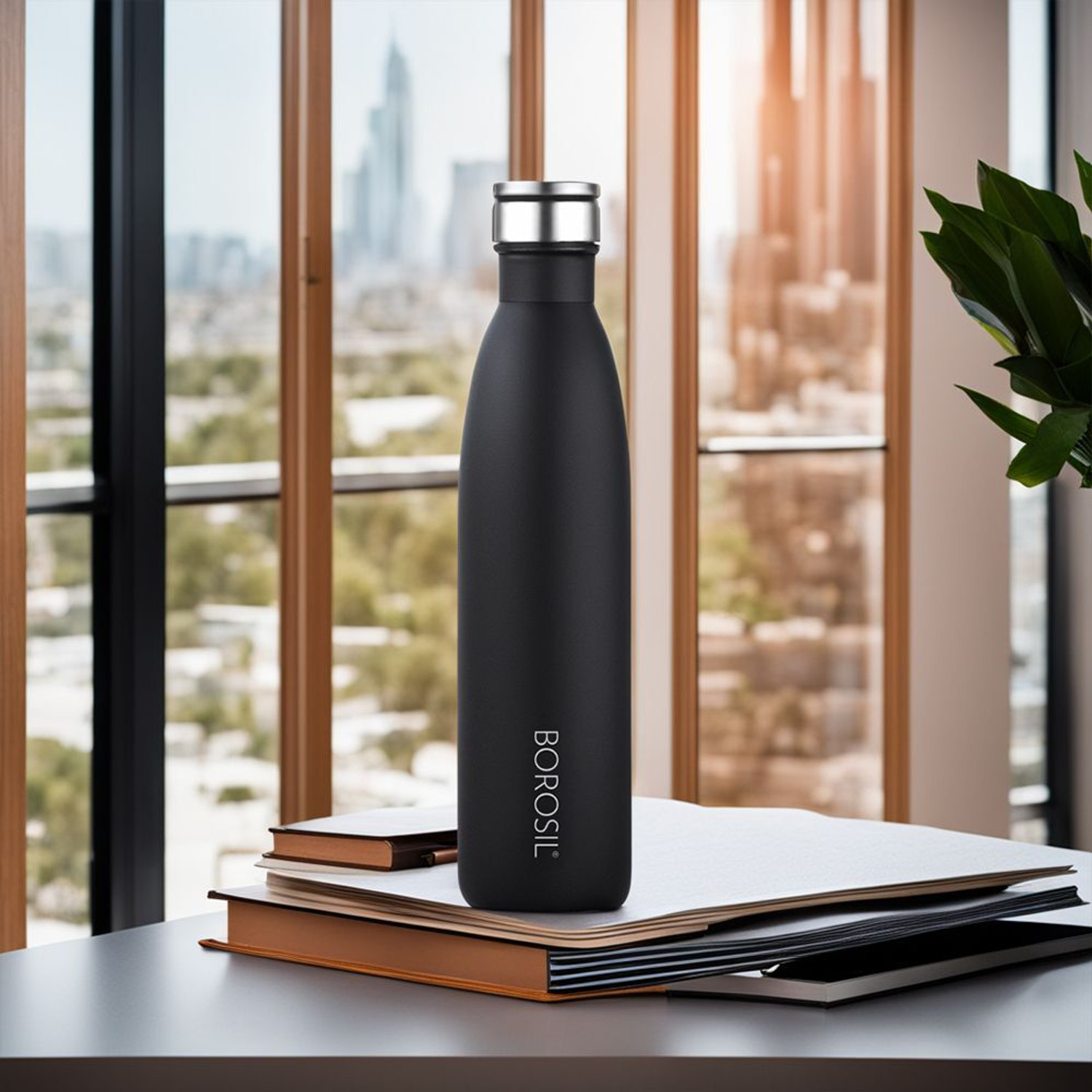 BOROSIL Hydra Fresh Single Wall Water Bottle, Ideal for Storing Water 