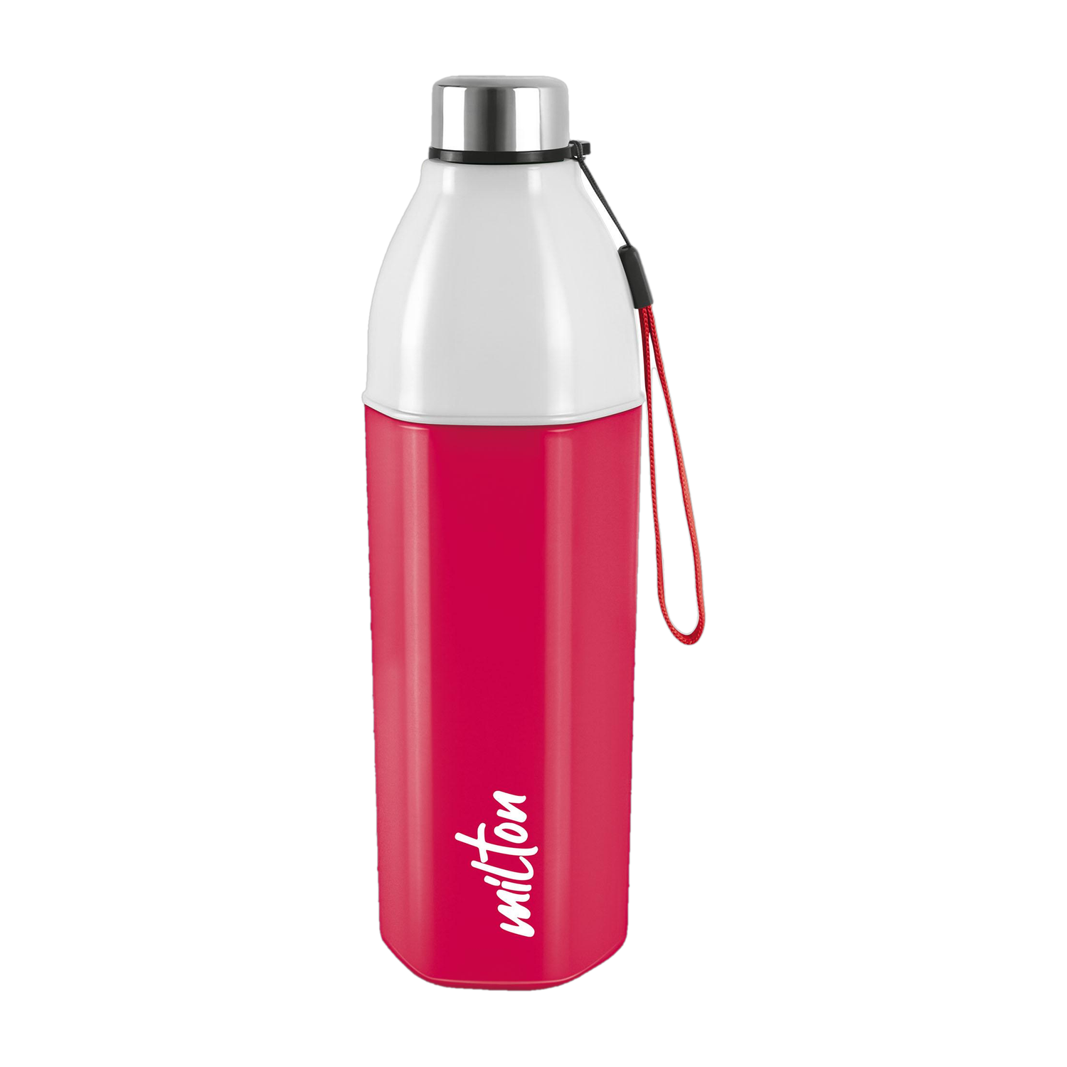 MILTON Kool Hexone 1200 Insulated Water Bottle, 1.12 Litres, Red 1120 