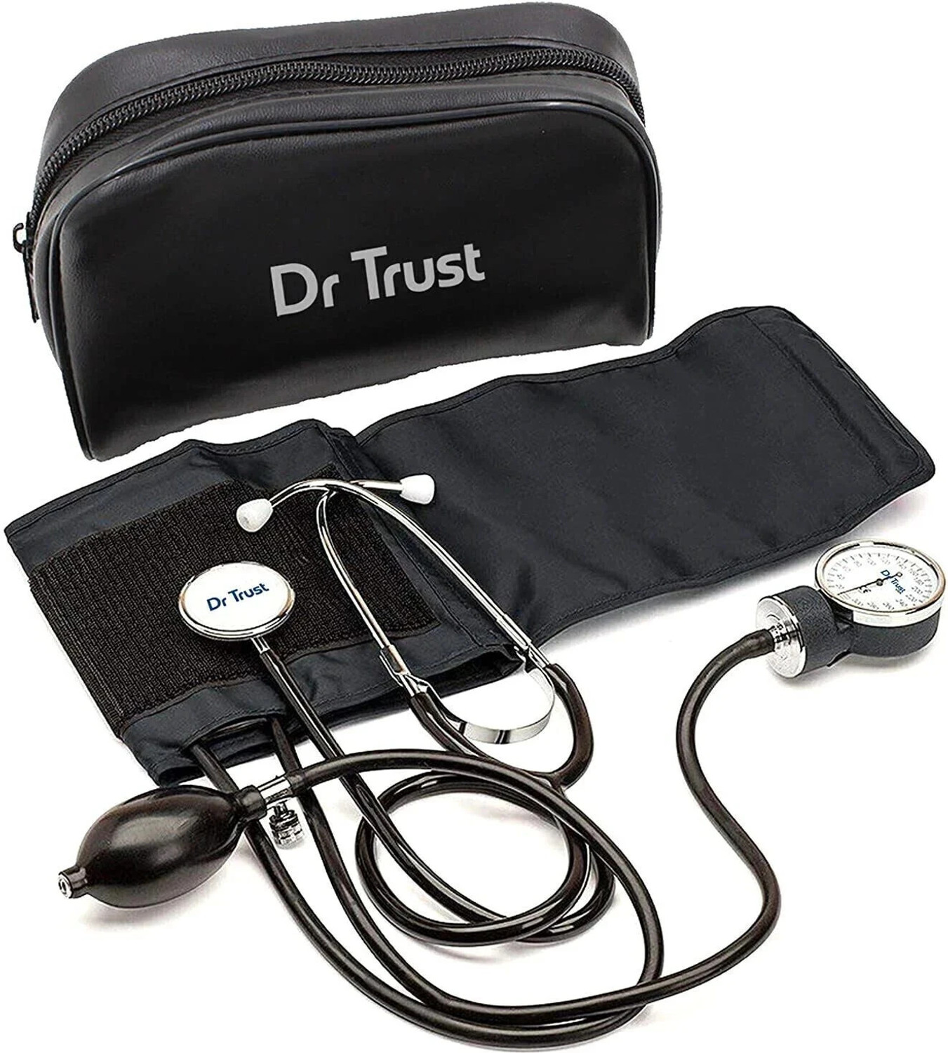 Dr. Trust (USA) Clock Dial Type Aneroid Palm Manual Professional Sphyg