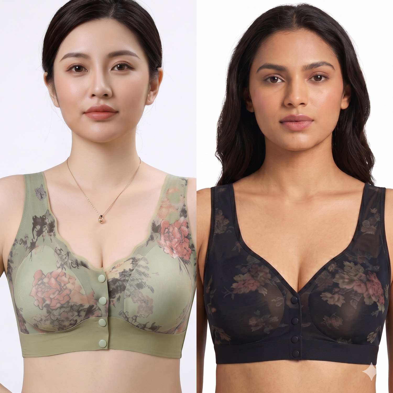 Image of SHREEJISPHERE Pack of 2 Women Everyday Lightly Padded Bra (Multicolor)