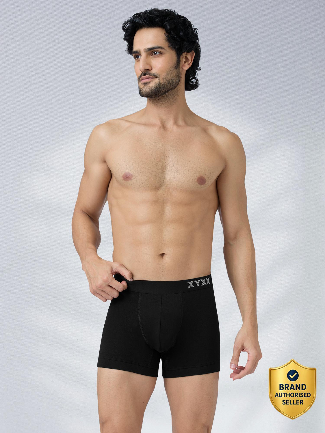 Image of XYXX Pack of 2 Uno Intellisoft Micro Modal Solid Men Trunk