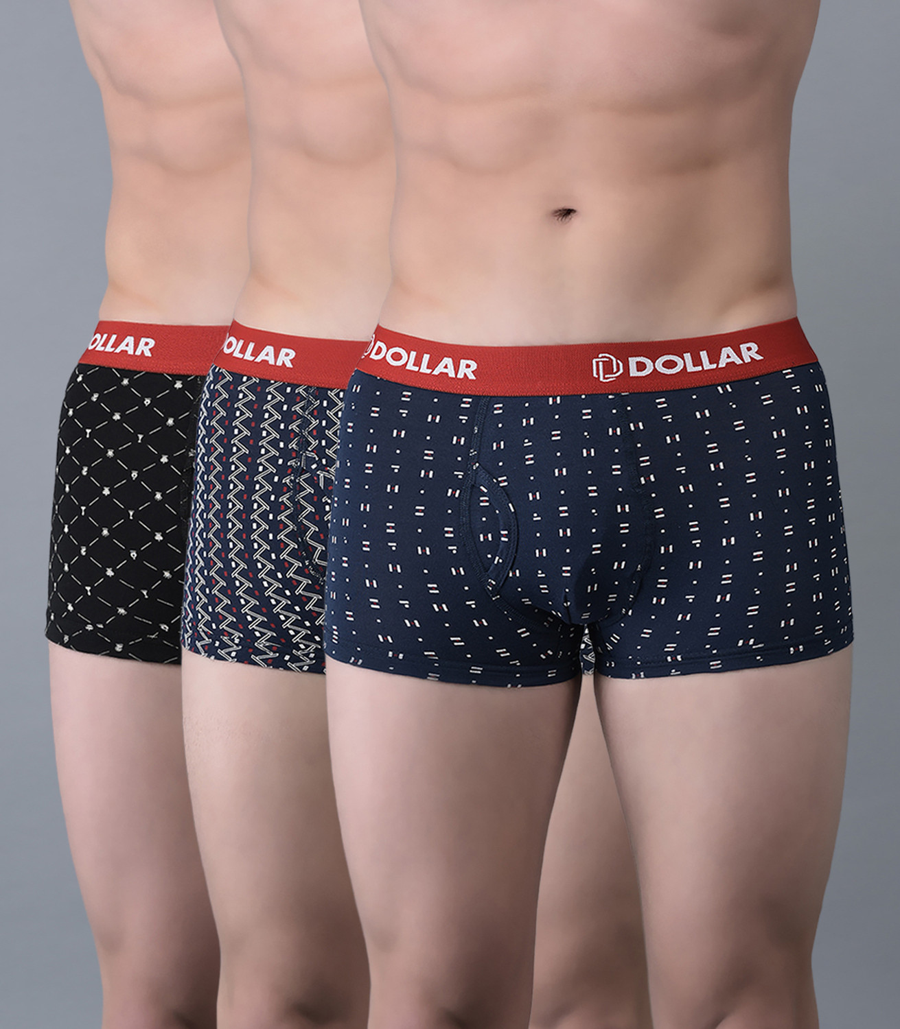Image of XYXX Pack of 2 Uno Intellisoft Micro Modal Solid Men Trunk