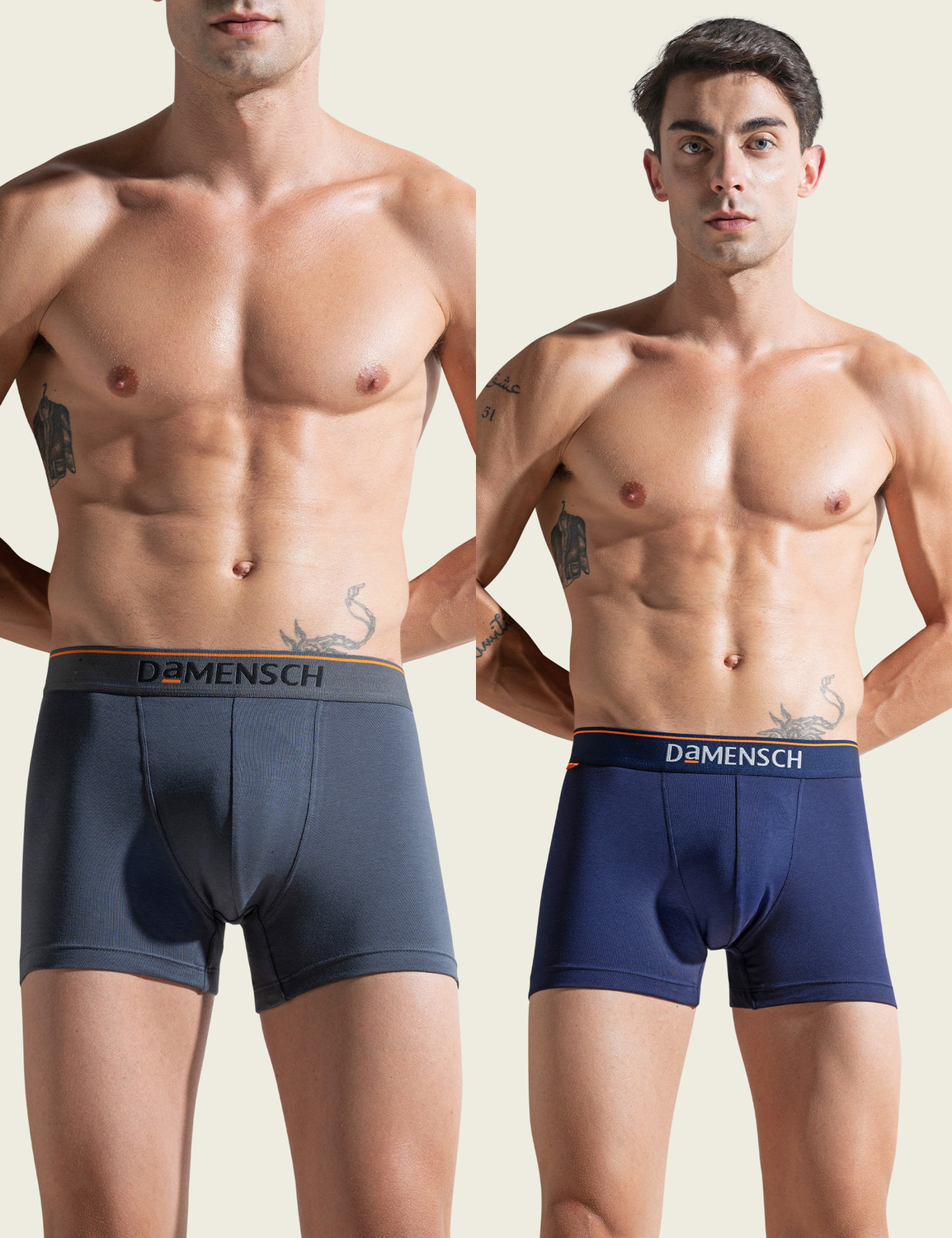 Image of Damensch Pack of 2 Deo-Soft Deodorizing V Shape Solid Men Brief