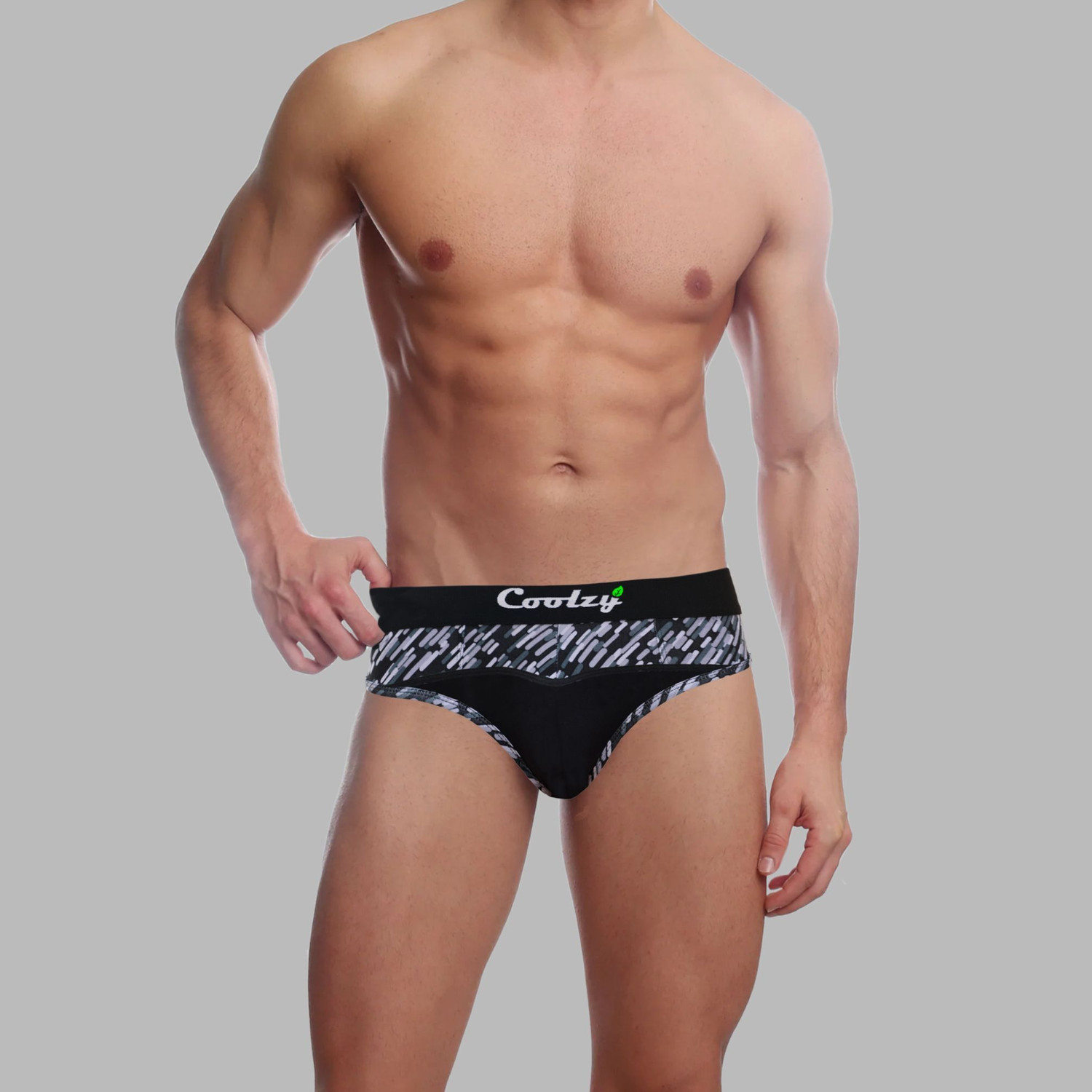 Image of COOLZY Pack of 3 Printed Men Brief