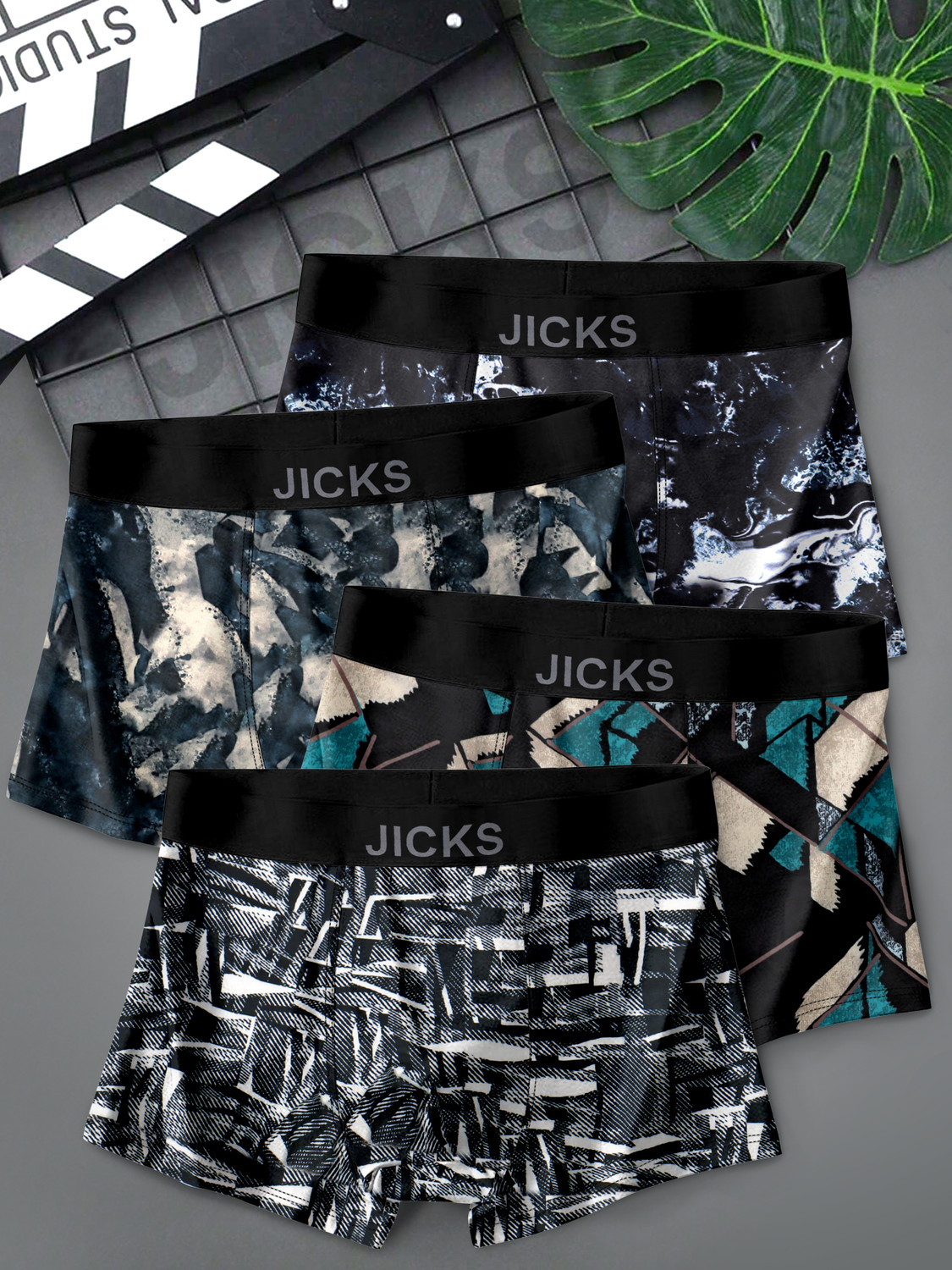 Image of jicks Pack of 2 Printed Men Brief