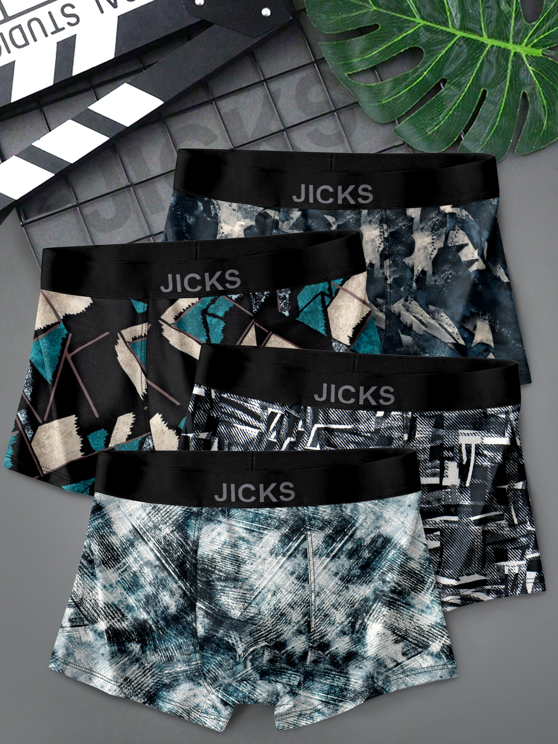 Image of jicks Pack of 2 Printed Men Brief