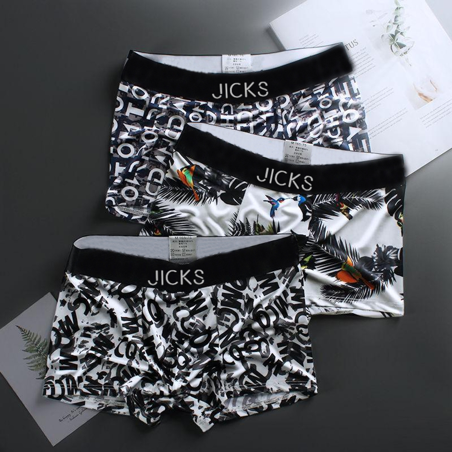 Image of COOLZY Pack of 3 Printed Men Brief