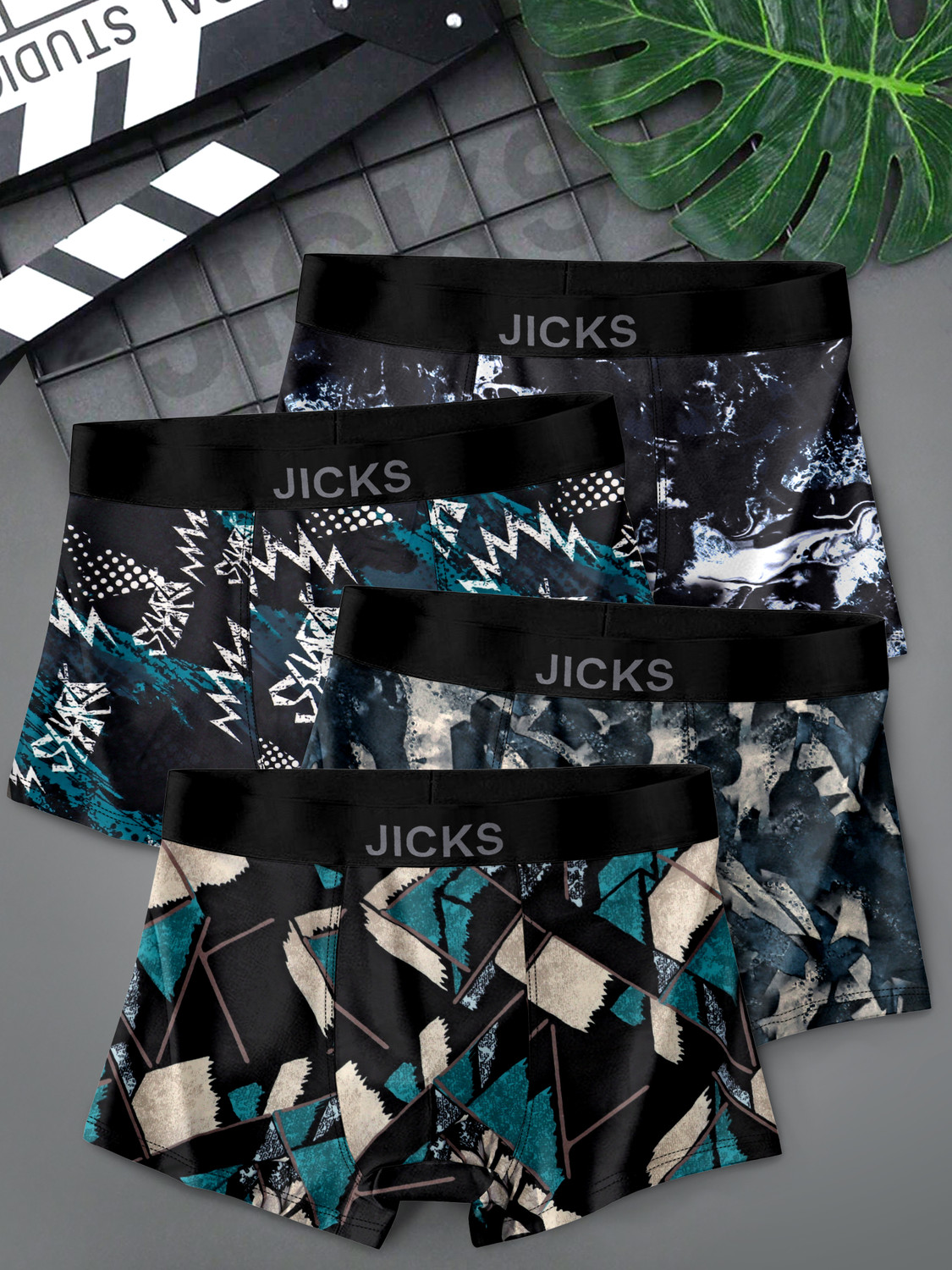 Image of jicks Pack of 2 Printed Men Brief