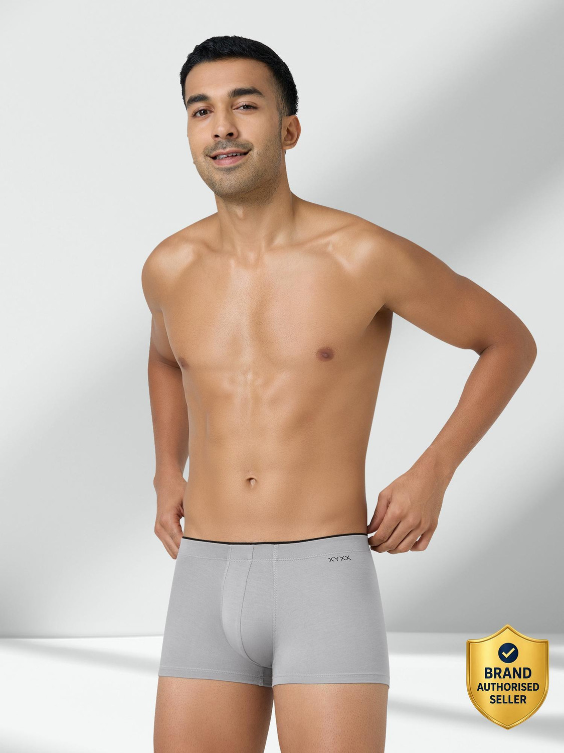 Image of XYXX Pack of 2 Uno Intellisoft Micro Modal Solid Men Trunk