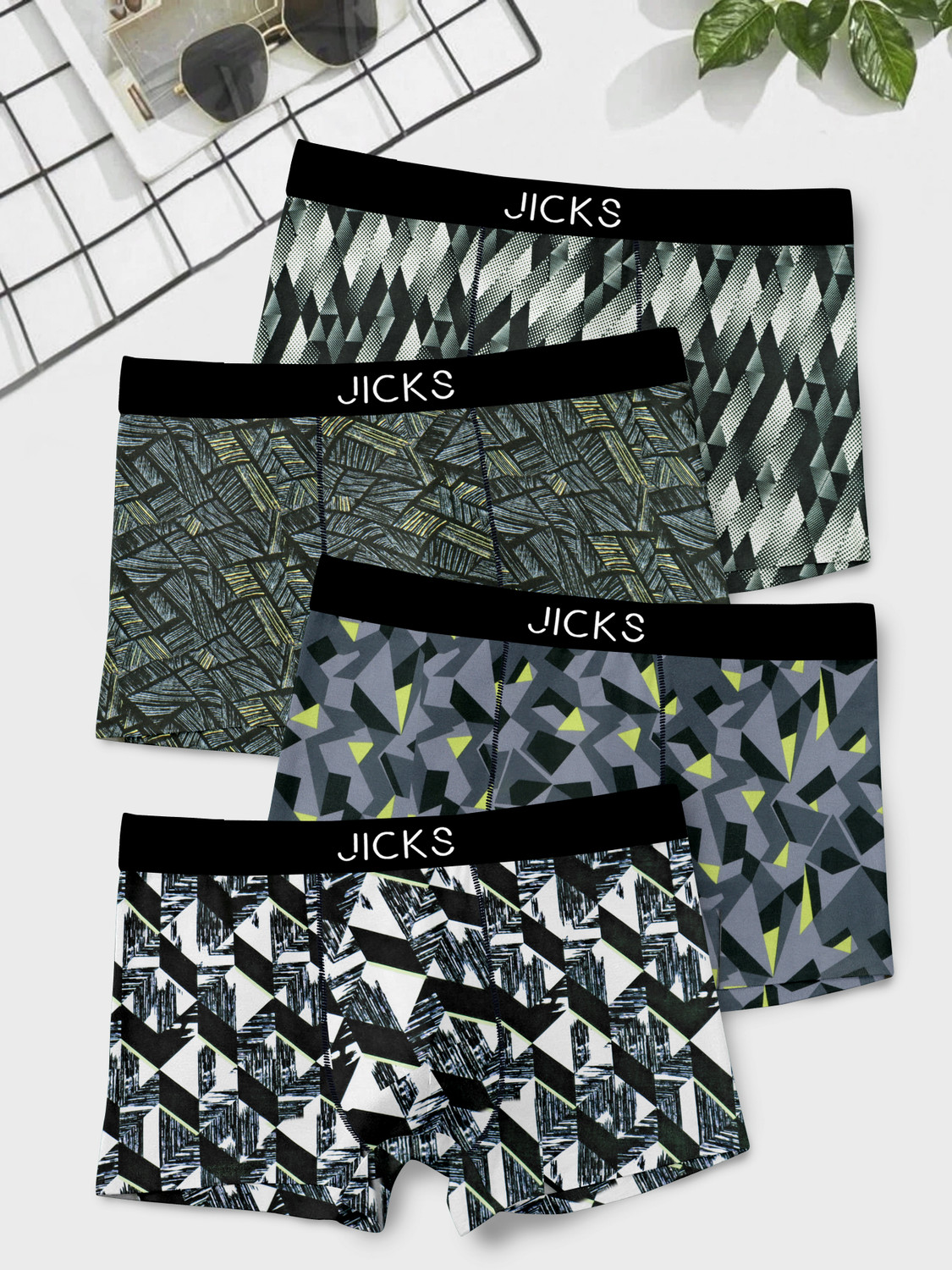 Image of jicks Pack of 2 Printed Men Brief
