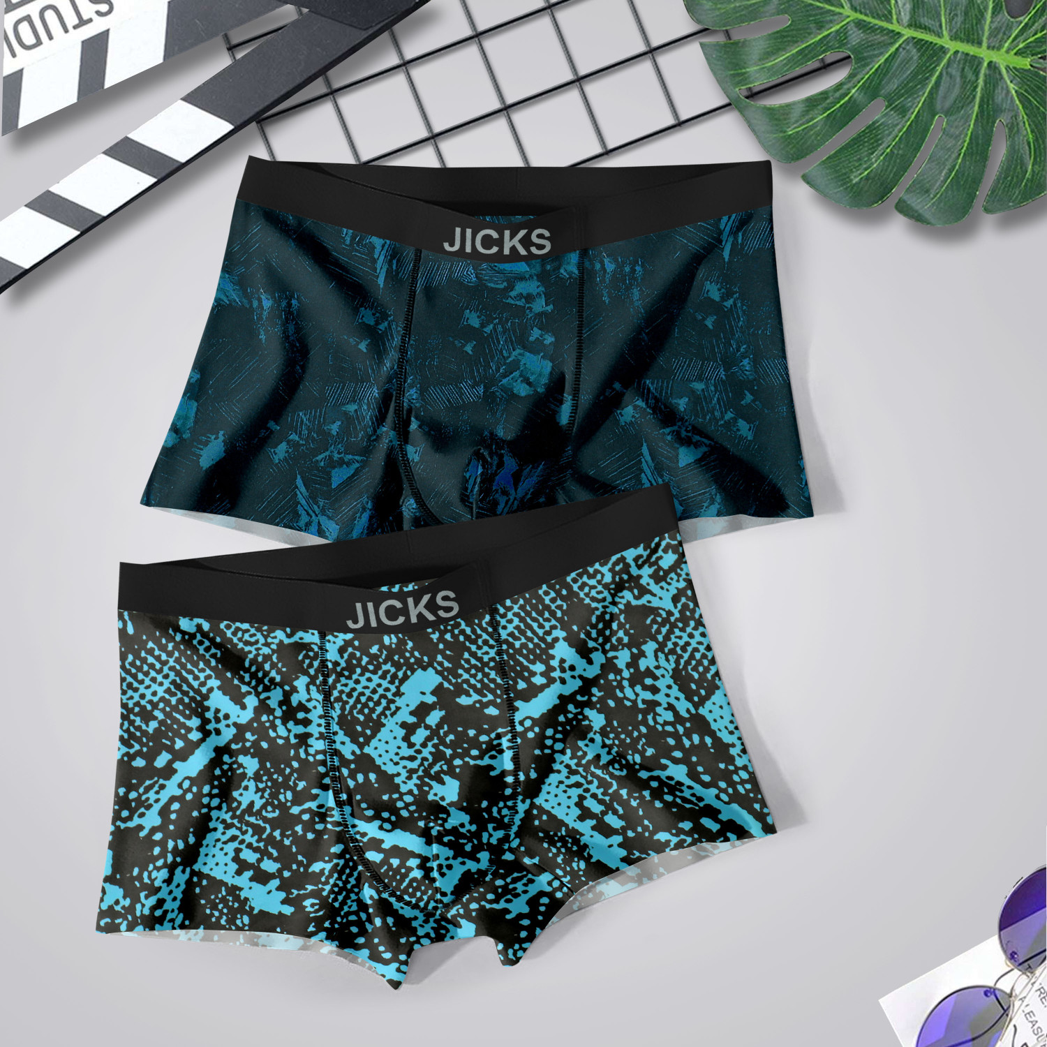 Image of jicks Pack of 2 Printed Men Brief
