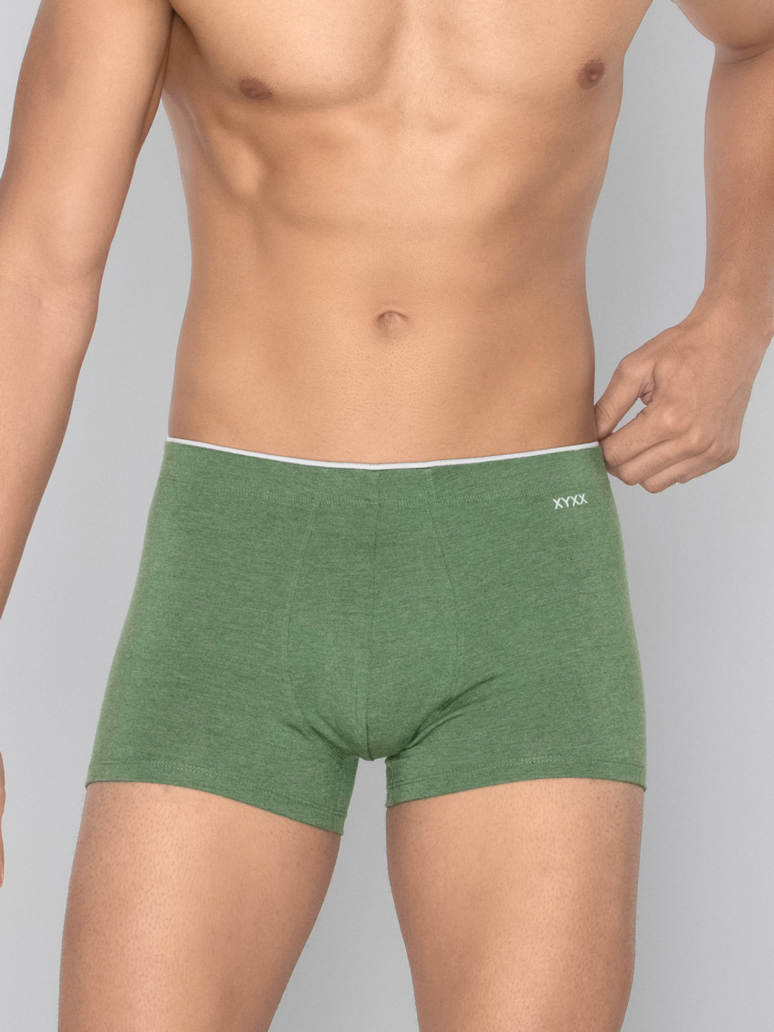 Image of XYXX Pack of 2 Uno Intellisoft Micro Modal Solid Men Trunk
