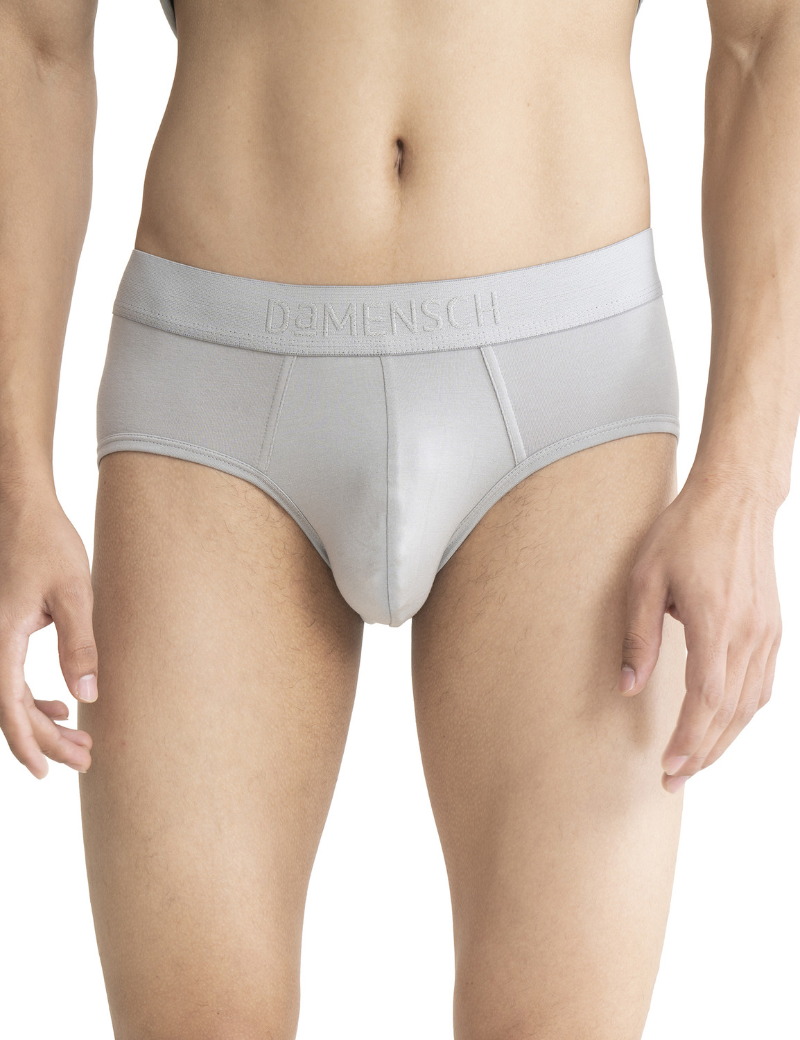 Image of Damensch Pack of 2 Deo-Soft Deodorizing V Shape Solid Men Brief