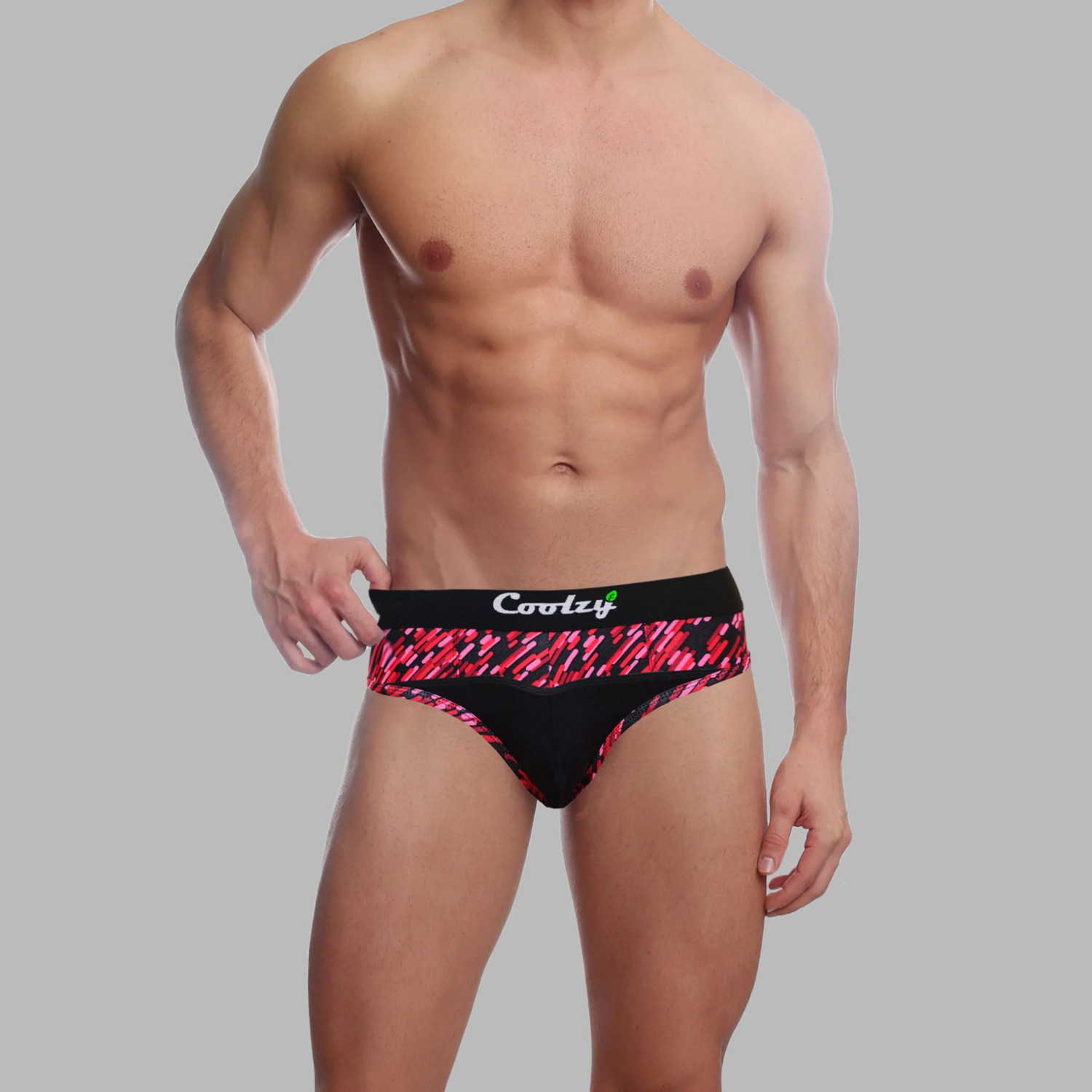 Image of COOLZY Pack of 3 Printed Men Brief