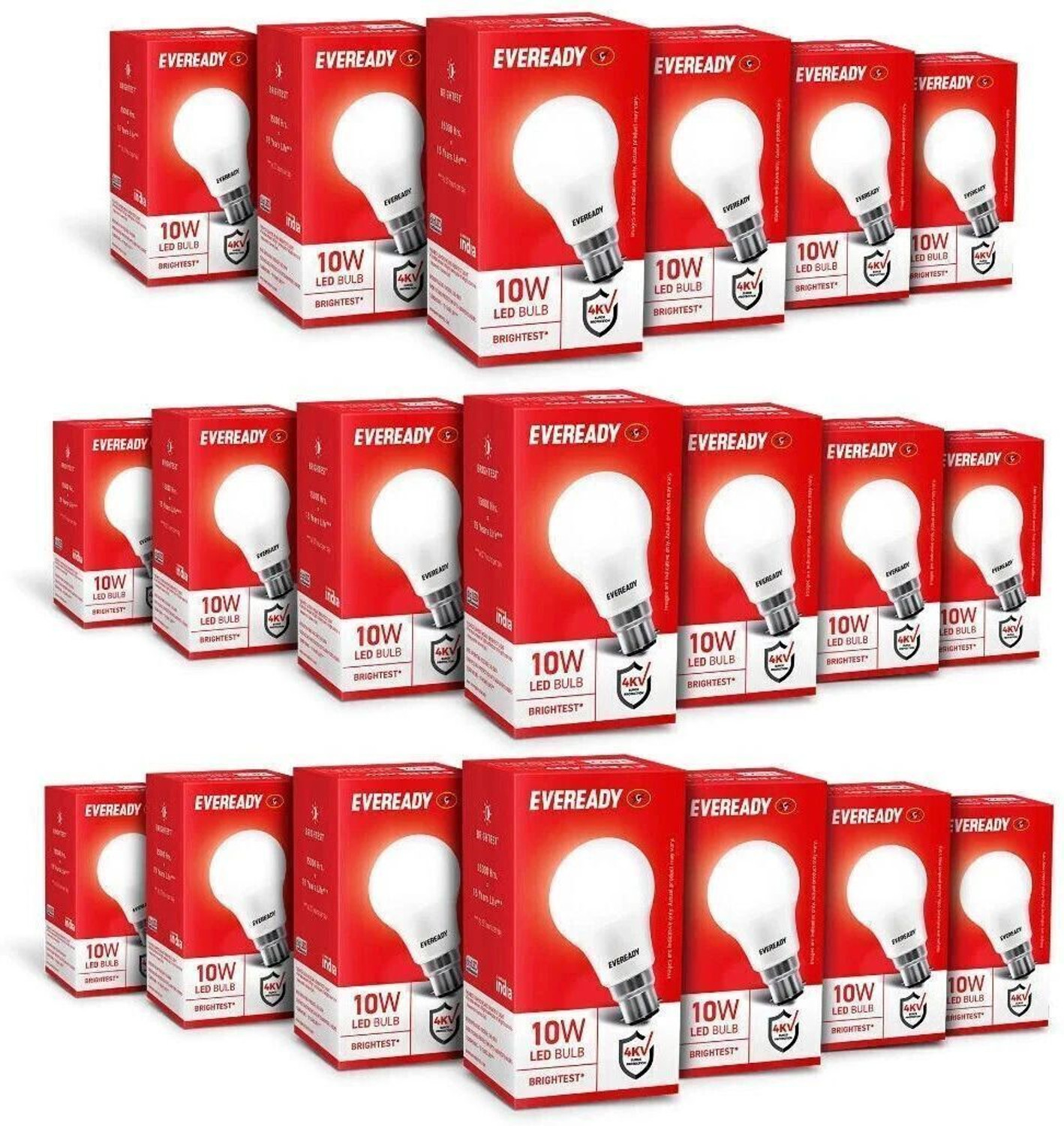 EVEREADY 10 W Standard B22 LED Bulb