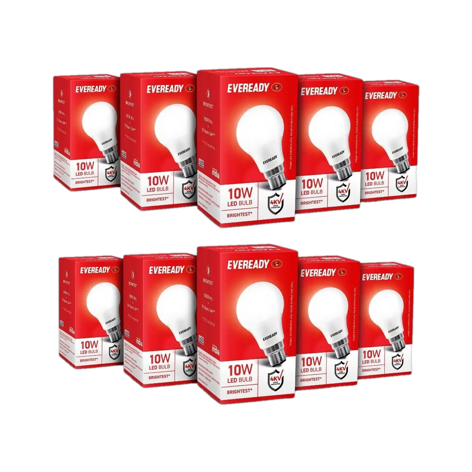 EVEREADY 10 W Standard B22 LED Bulb