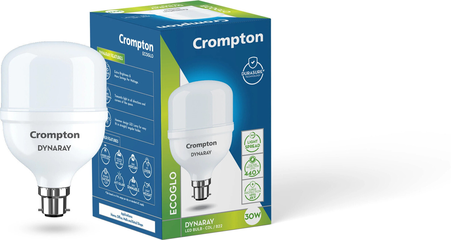 CROMPTON 30 W Standard B22 LED Bulb