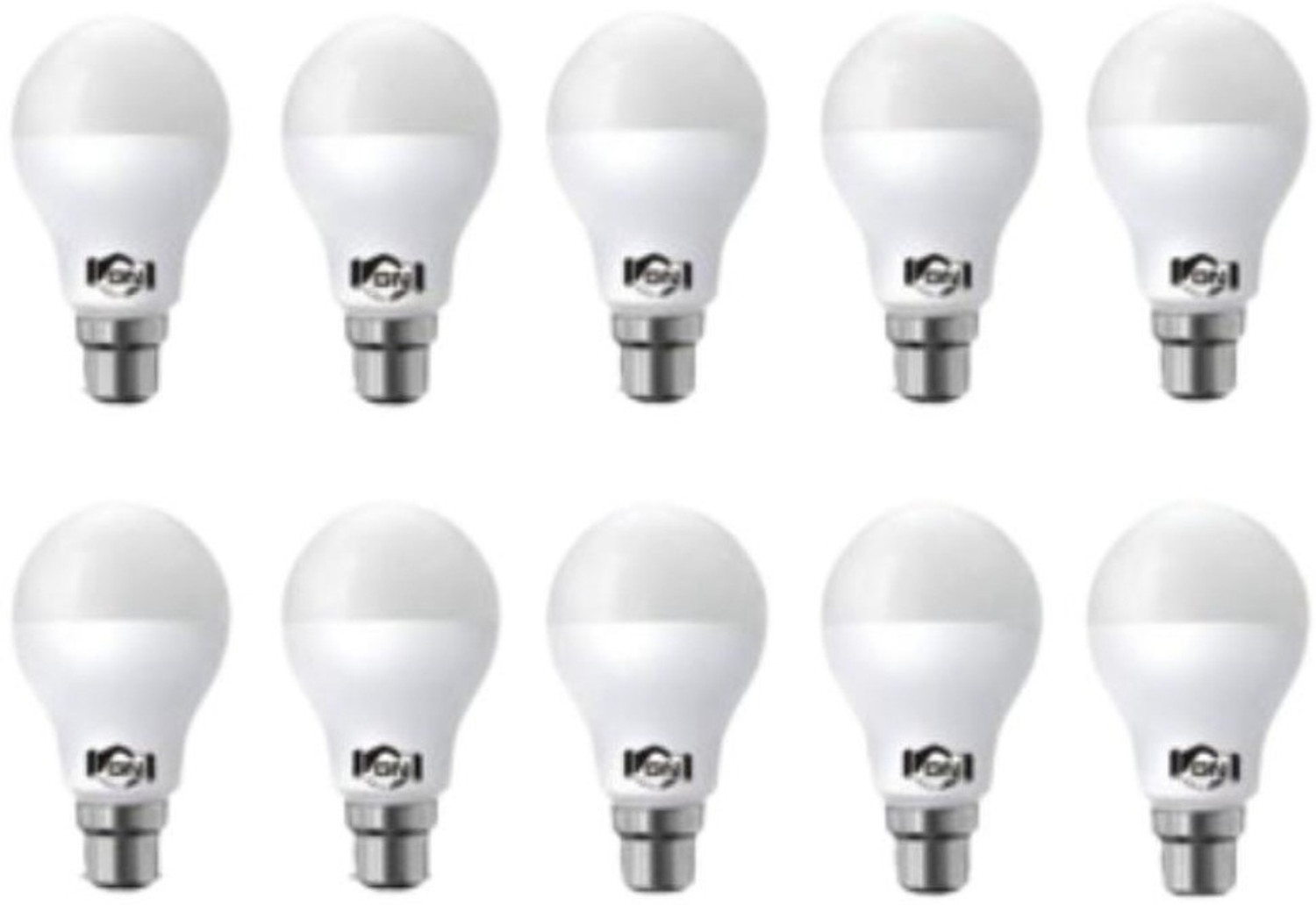 Image of ambert 9 W Basic Globe Plug & Play LED Bulb (White, Pack of 6)