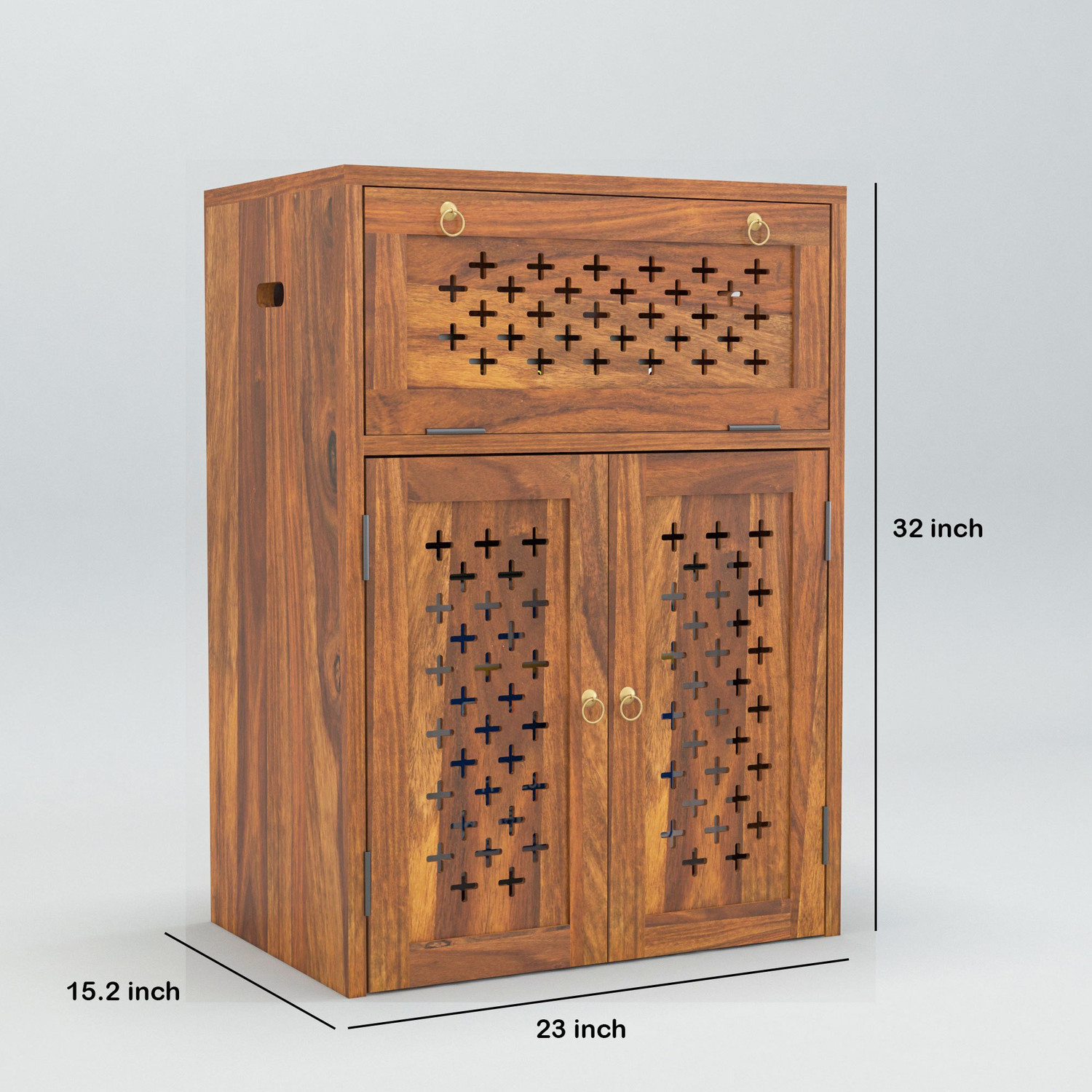 Wooden cabinet discount for inverter