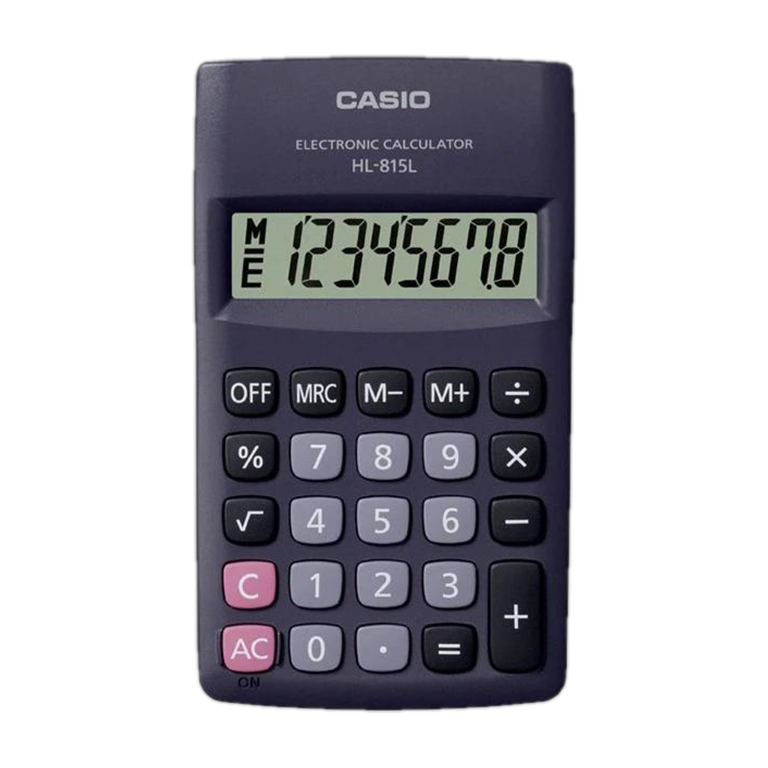 CASIO HL-815L-BK Portable Basic Calculator