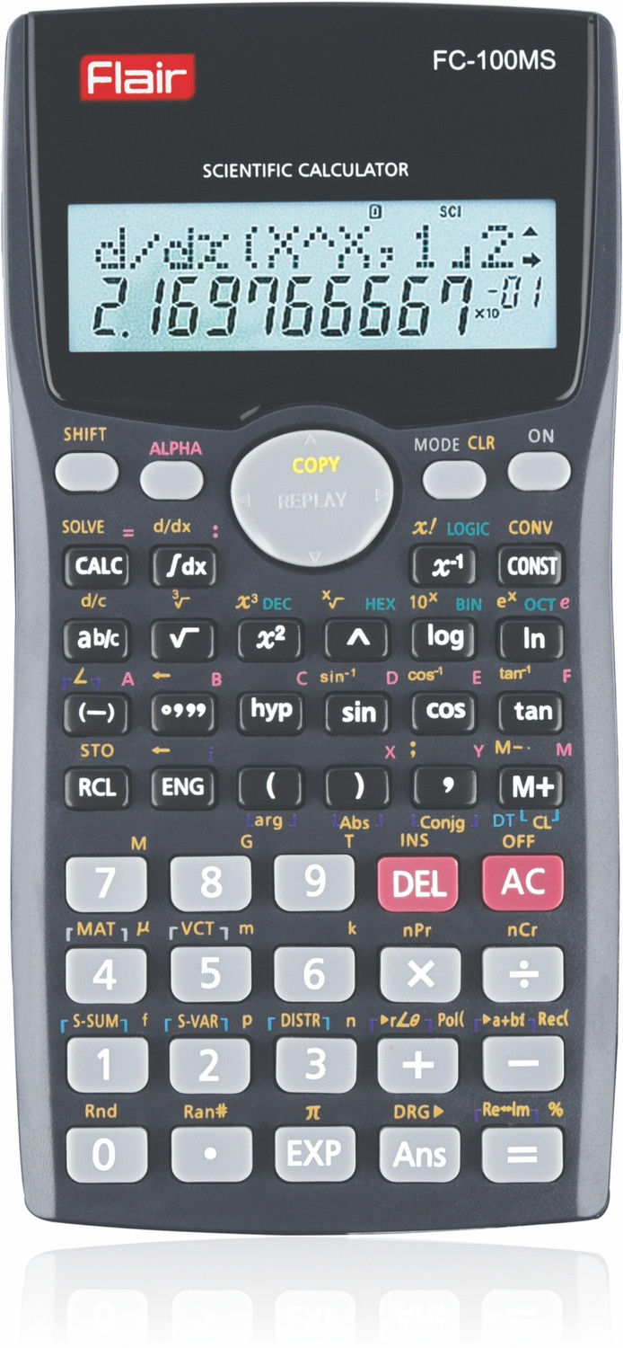 FLAIR 100 MS Scientific Calculator – 14‑Digit, ₹419