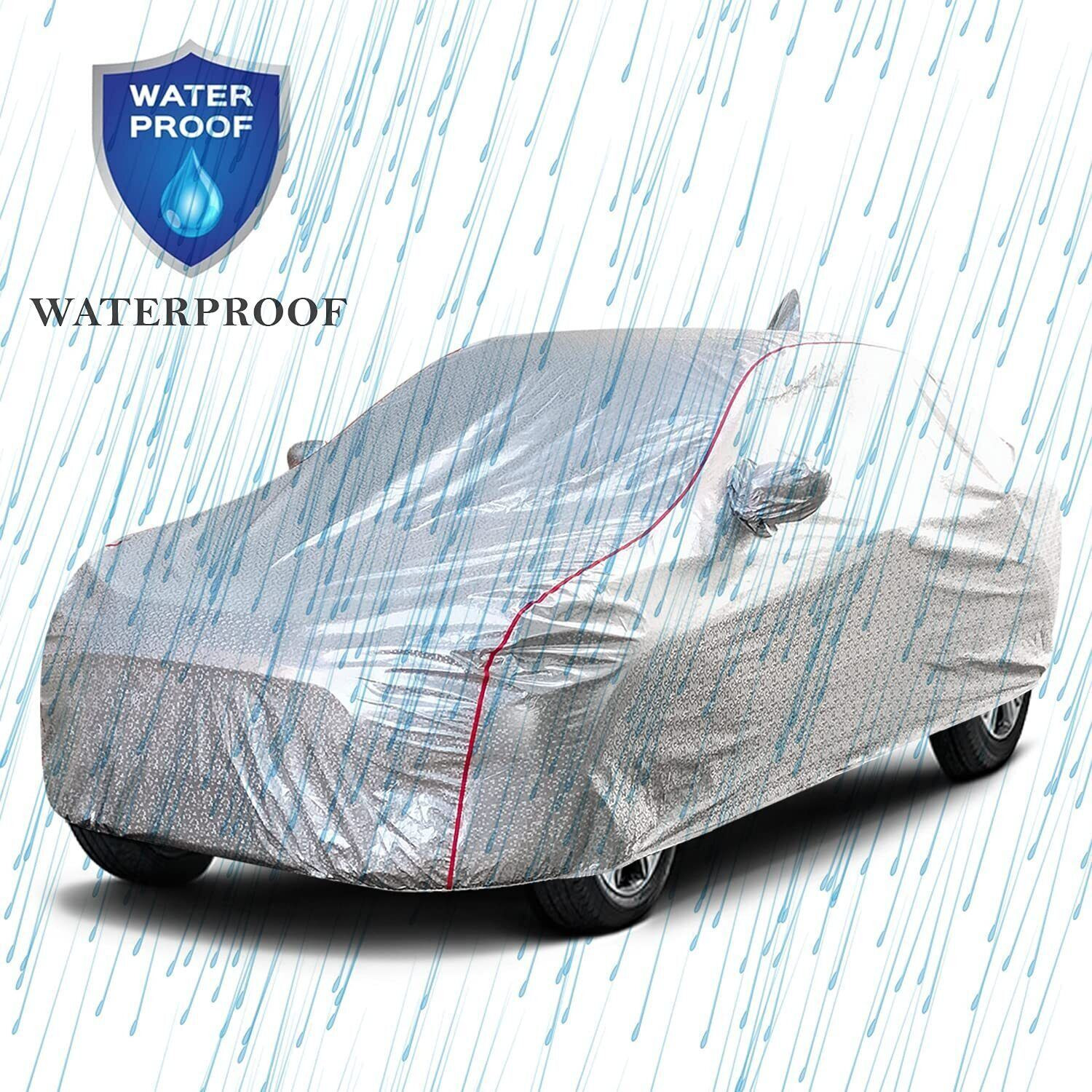 Image of TAXZONE Mahindra XUV 3XO Body Cover (Silver, For 2024, 2024 Models)