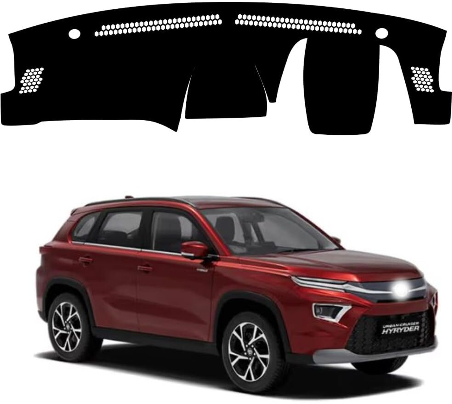 Image of ZEETAS Maruti Suzuki Fronx Dashboard cover 2023 To 2025 Fronx Car Dashboard Cover (Maruti Suzuki A-Star)