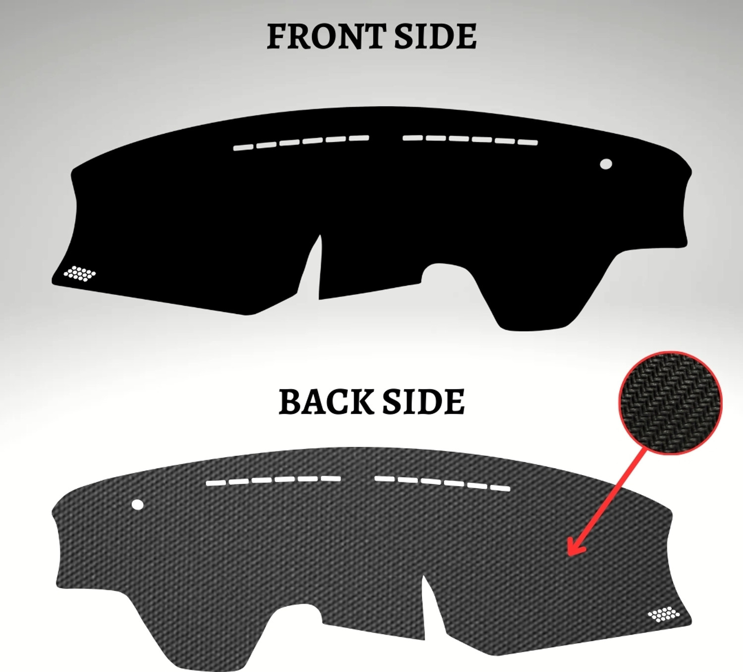 Image of ZEETAS Maruti Suzuki Fronx Dashboard cover 2023 To 2025 Fronx Car Dashboard Cover (Maruti Suzuki A-Star)