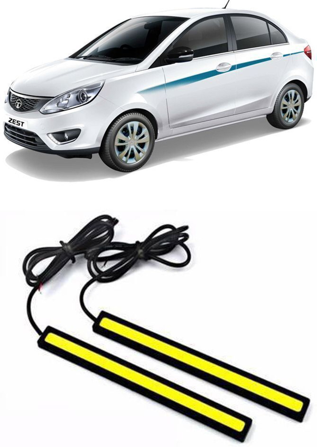 Image of Highglow 5 Meter Warm White Neon LED Strip Light | Flexible Waterproof Neon Light Car Fancy Lights (Red)