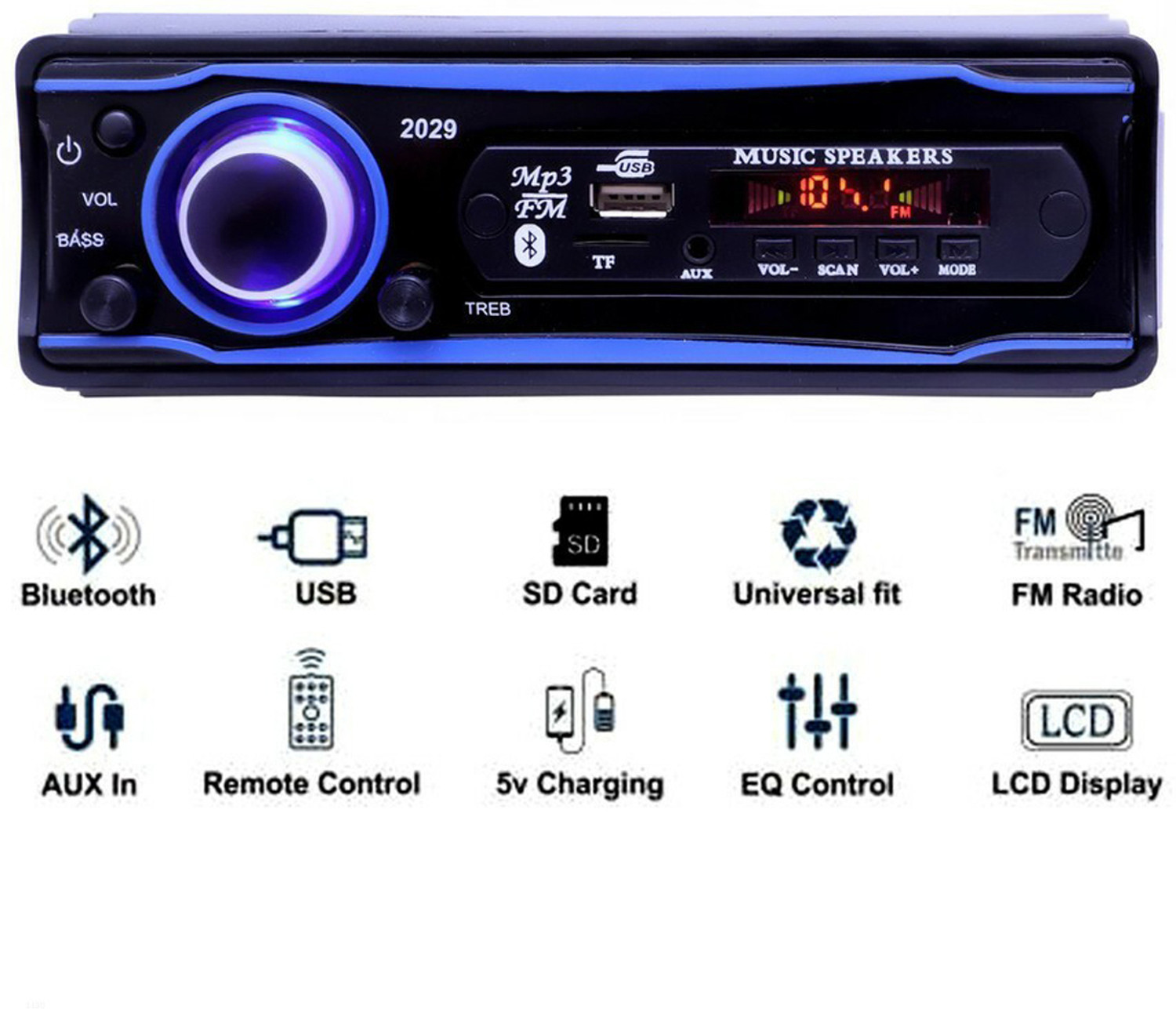 Image of SONY CDX-GT626UI Car Stereo (Single Din)