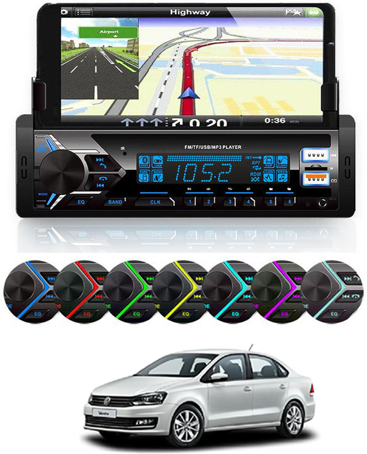 Image of SONY CDX-GT626UI Car Stereo (Single Din)