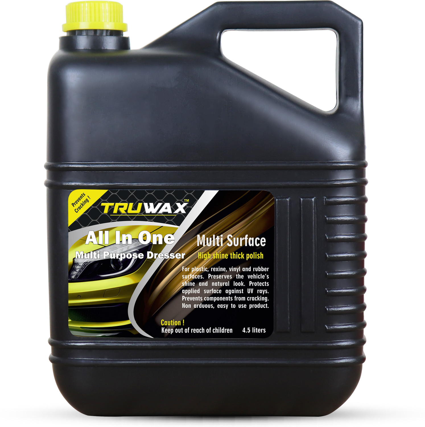 Image of PRIMEGIC Liquid Car Polish for Chrome Accent, Bumper, Dashboard, Exterior, Headlight, Leather, Metal Parts, Windscreen (300 ml)