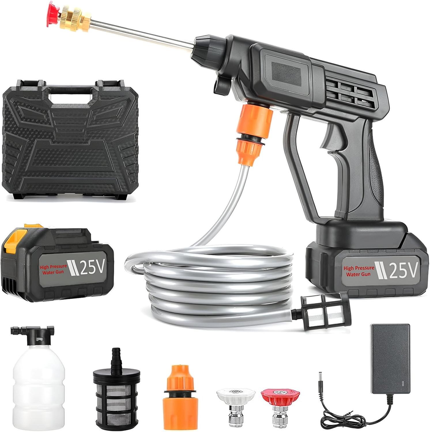Image of Rlstore Wireless High Pressure Washer Water Spray Gun for Car Wash Bike Washing Cleaning Pressure Washer