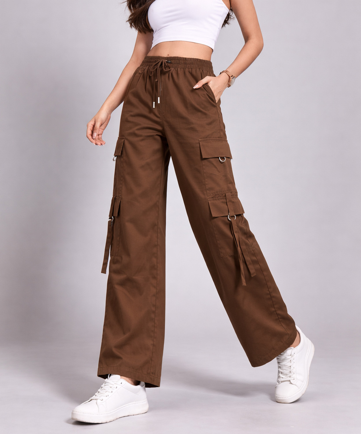 Image of AFIYA FASHIONS Women Cargos
