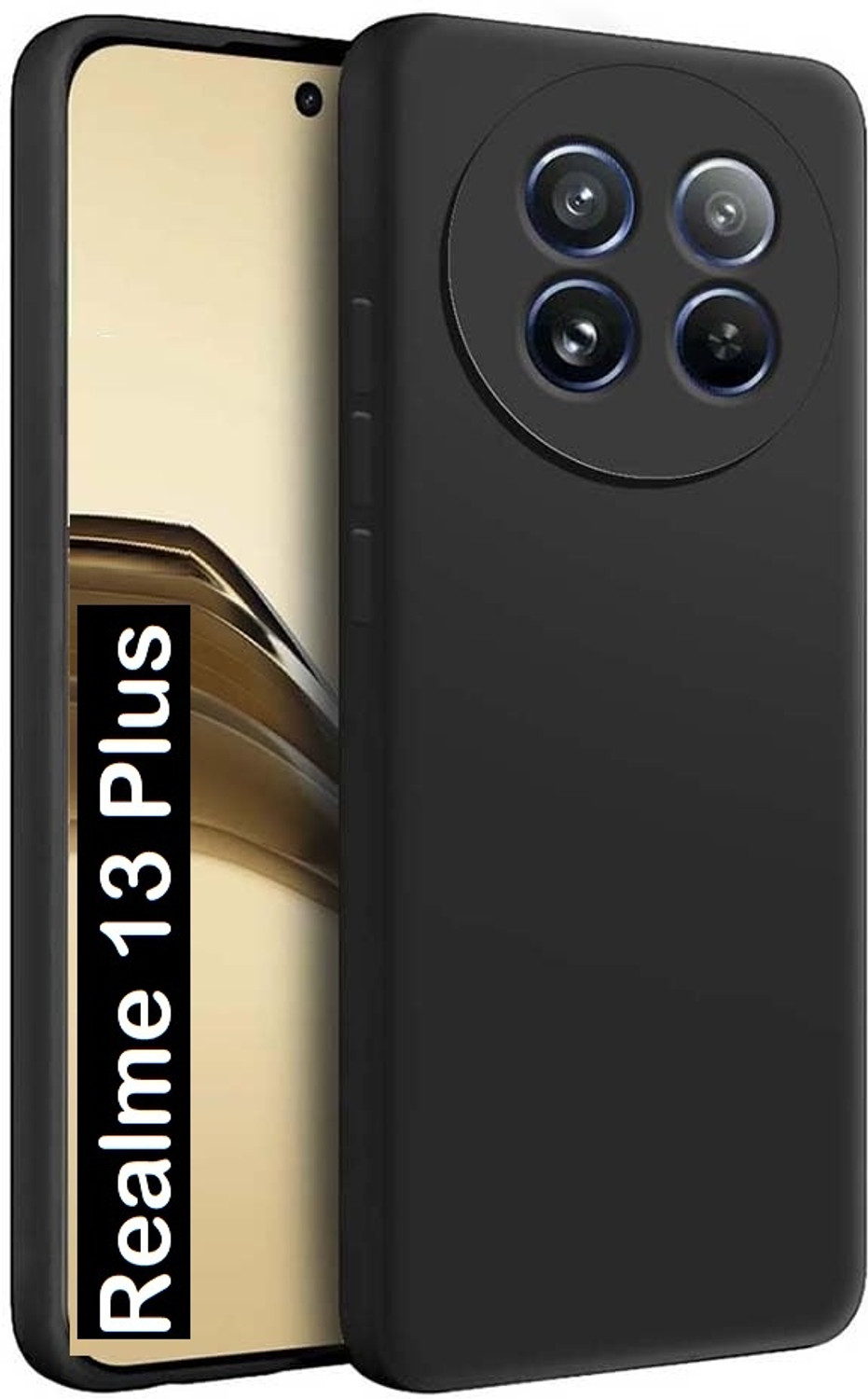 Image of YuniKase Back Cover for REALME 13 PRO PLUS 5G (Brown, Shock Proof, Rubber, Pack of: 1)